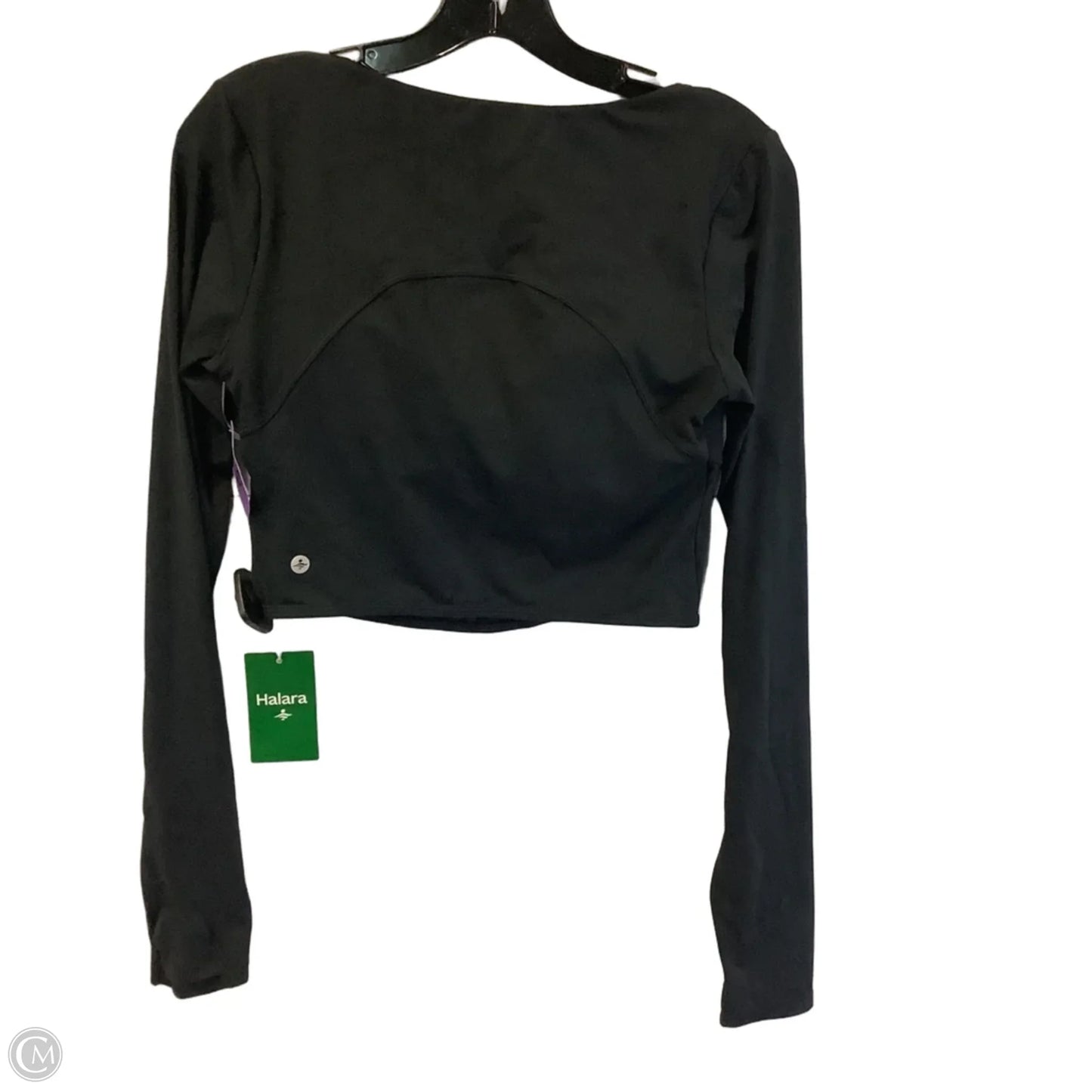 Athletic Top Long Sleeve Crewneck By Halara In Black, Size: M