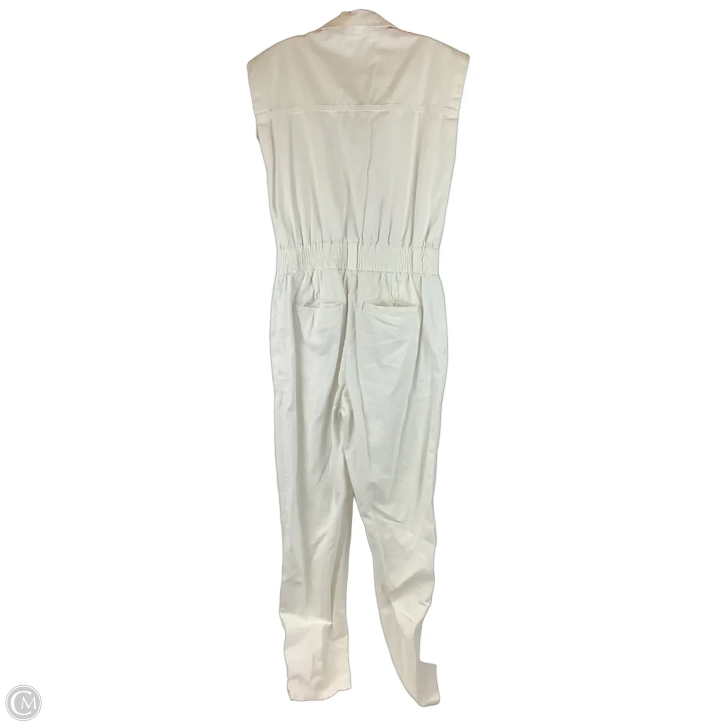 Jumpsuit By Pistola In White Denim, Size: S