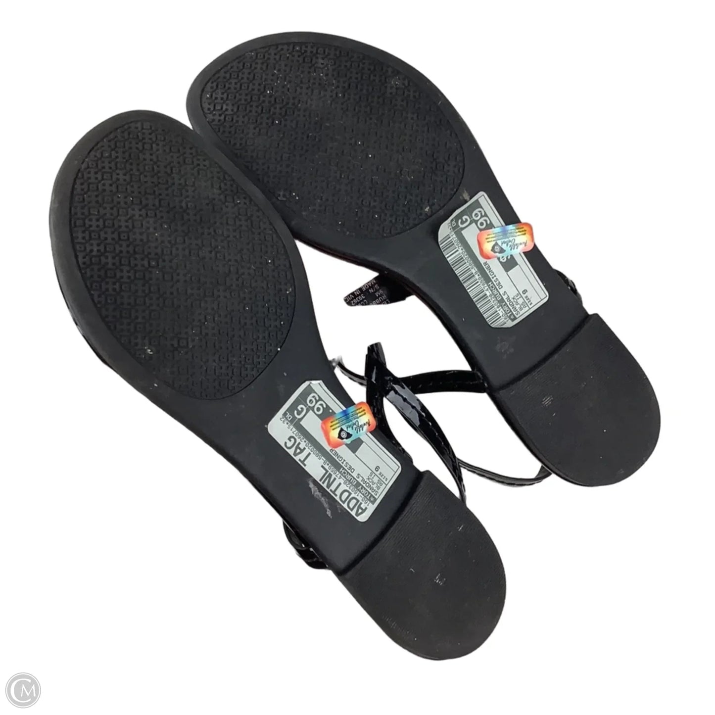 Sandals Designer By Tory Burch In Black, Size: 9
