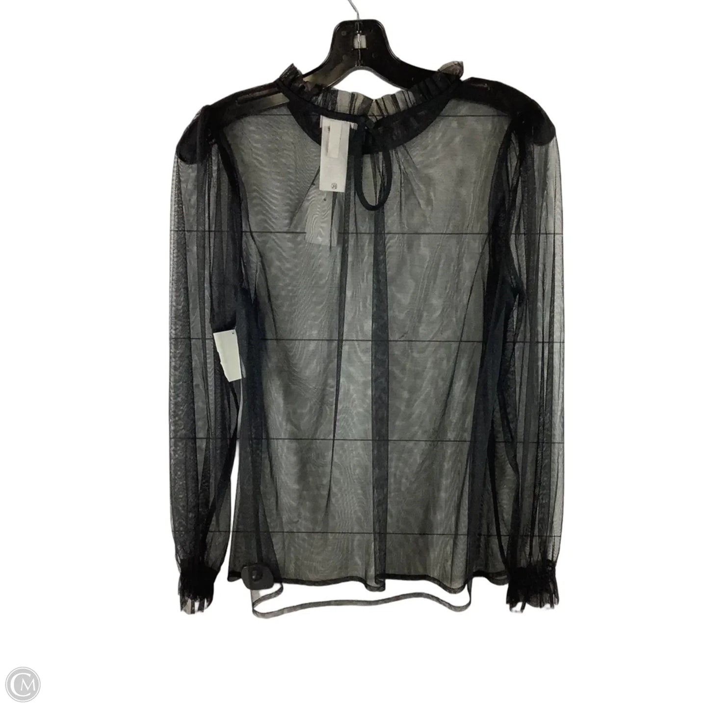 Top Long Sleeve By J. Crew In Black, Size: S