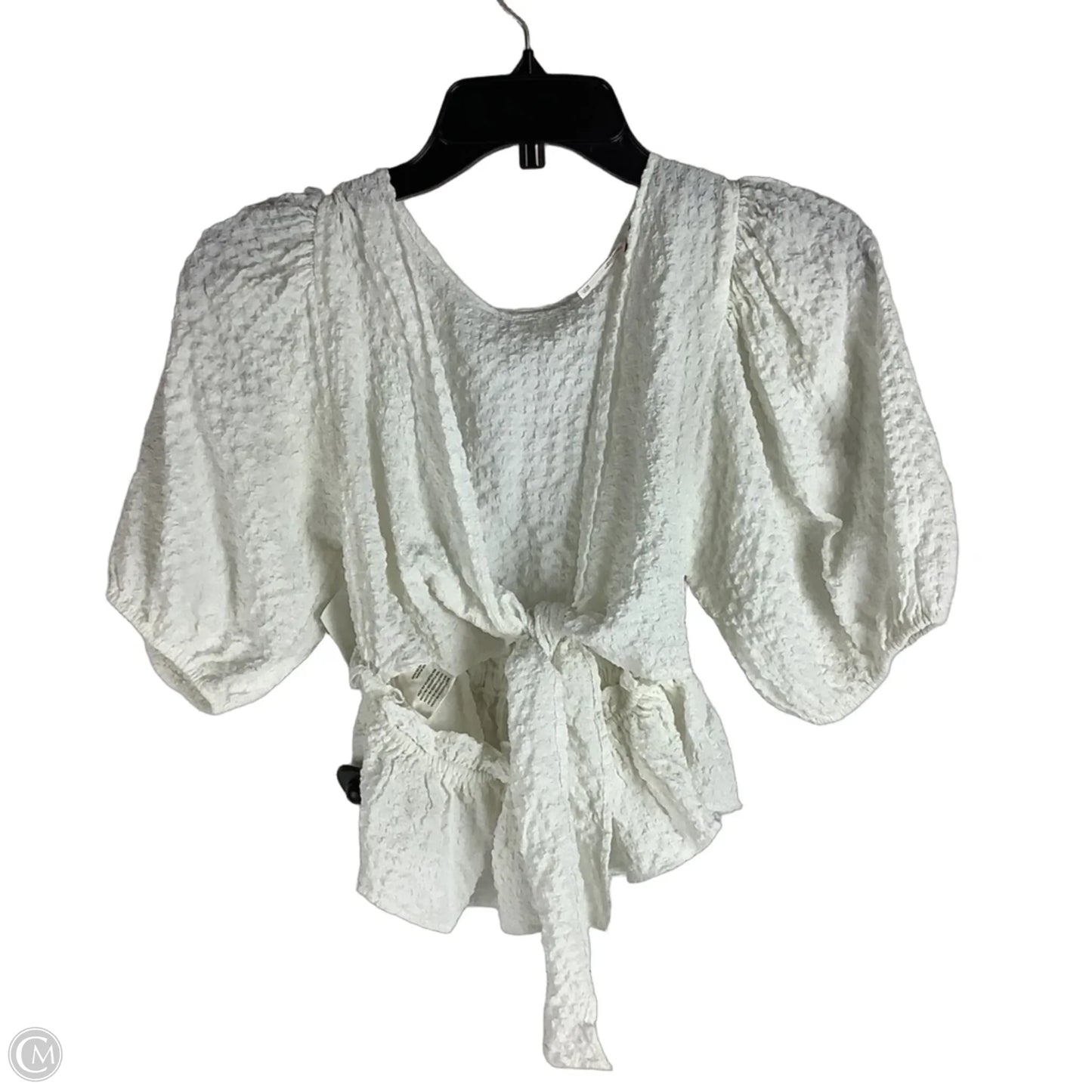 Top Short Sleeve By Free People In White, Size: Xs
