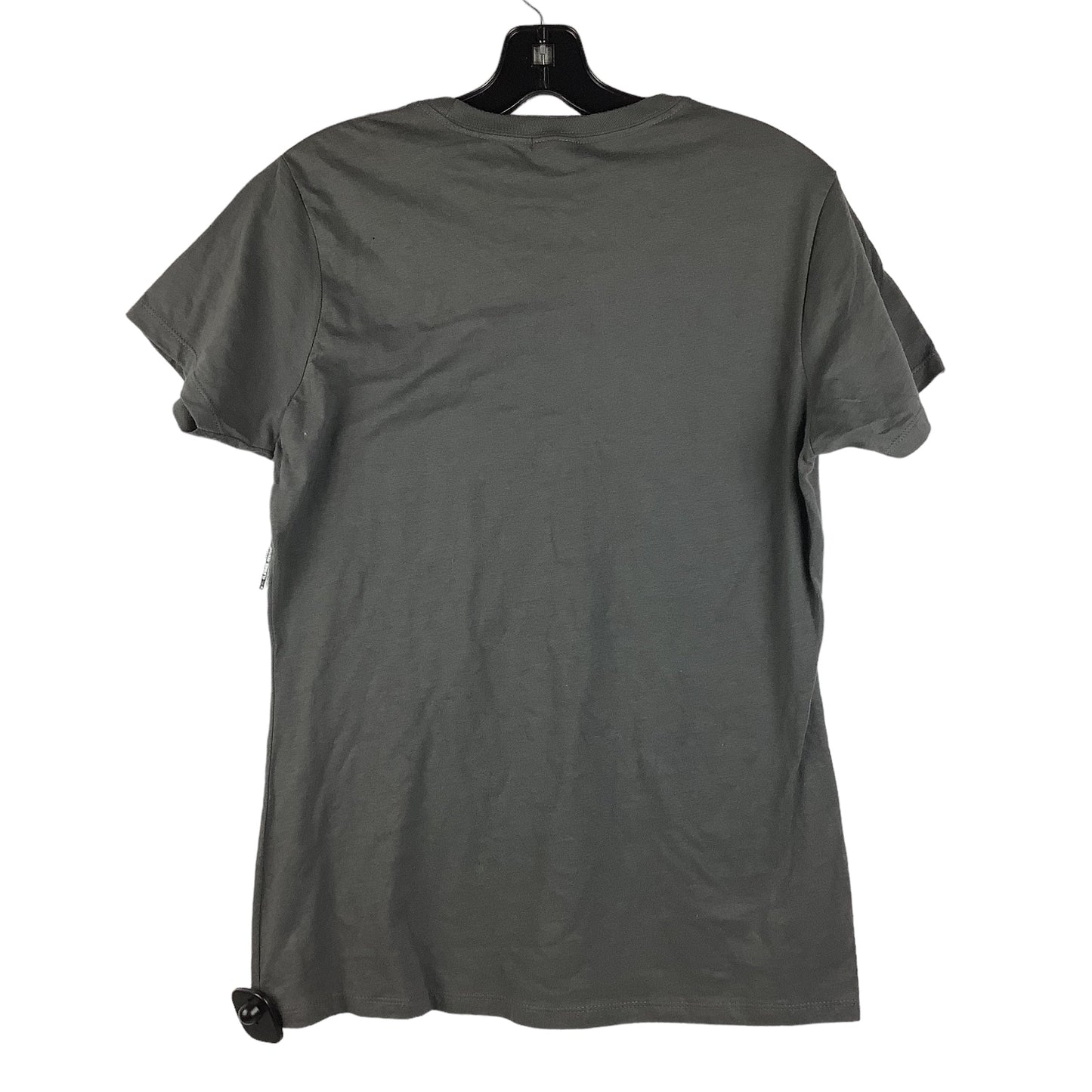 Grey Top Short Sleeve Basic Clothes Mentor, Size M