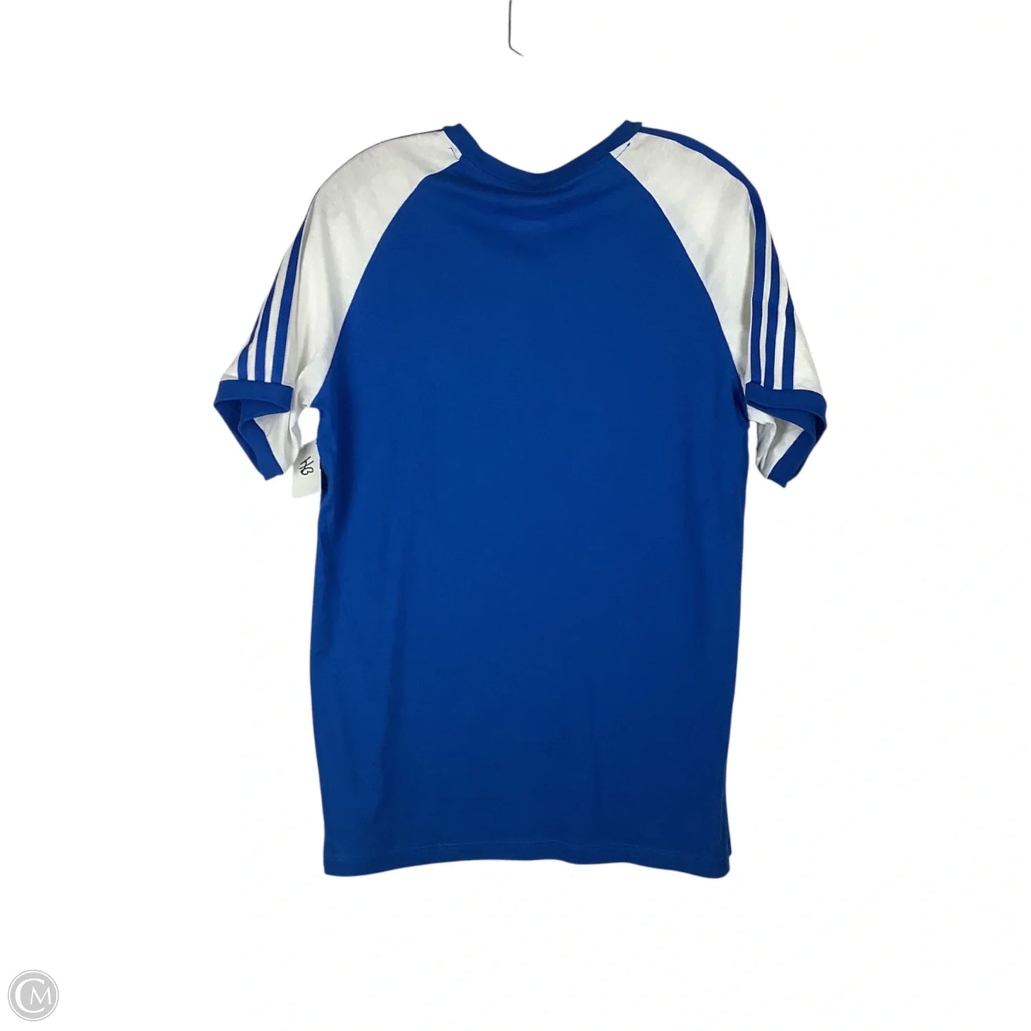 Top Short Sleeve By Adidas In Blue, Size: Xl