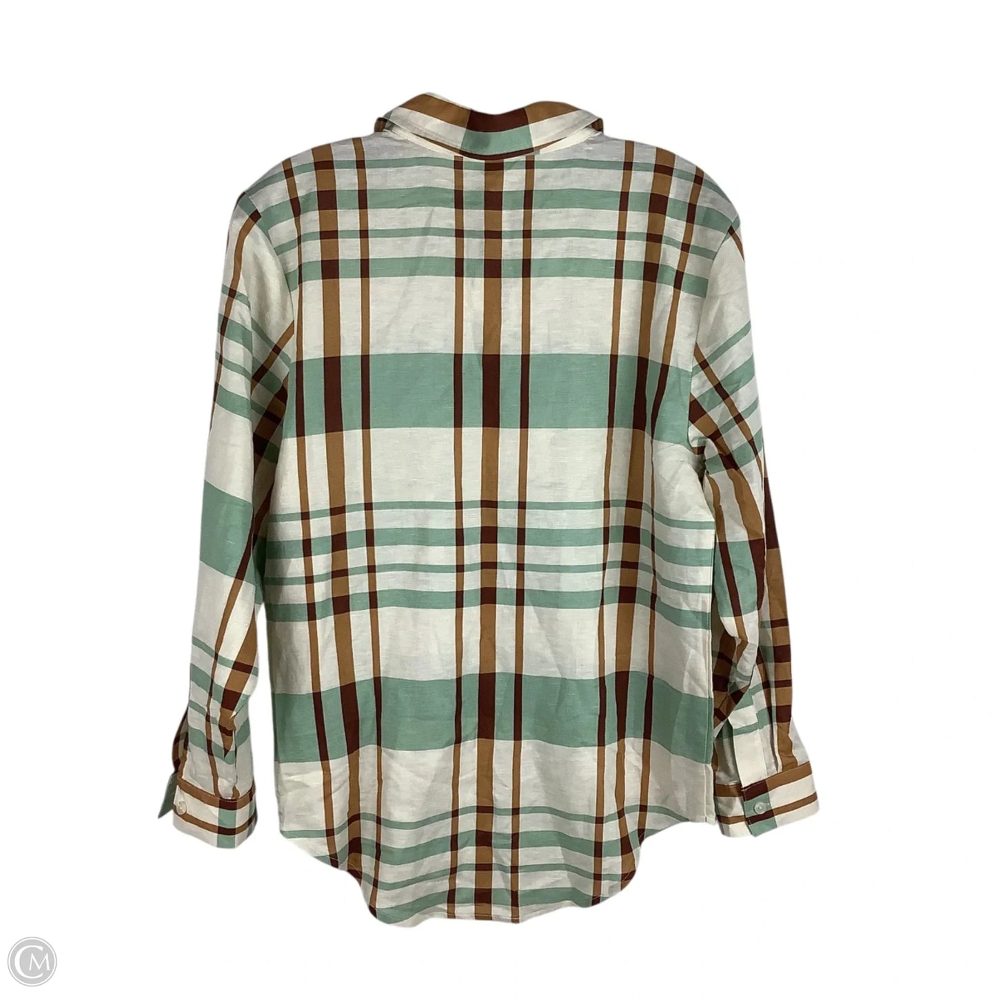 Top Long Sleeve By Spartina In Geometric Pattern, Size: Xs