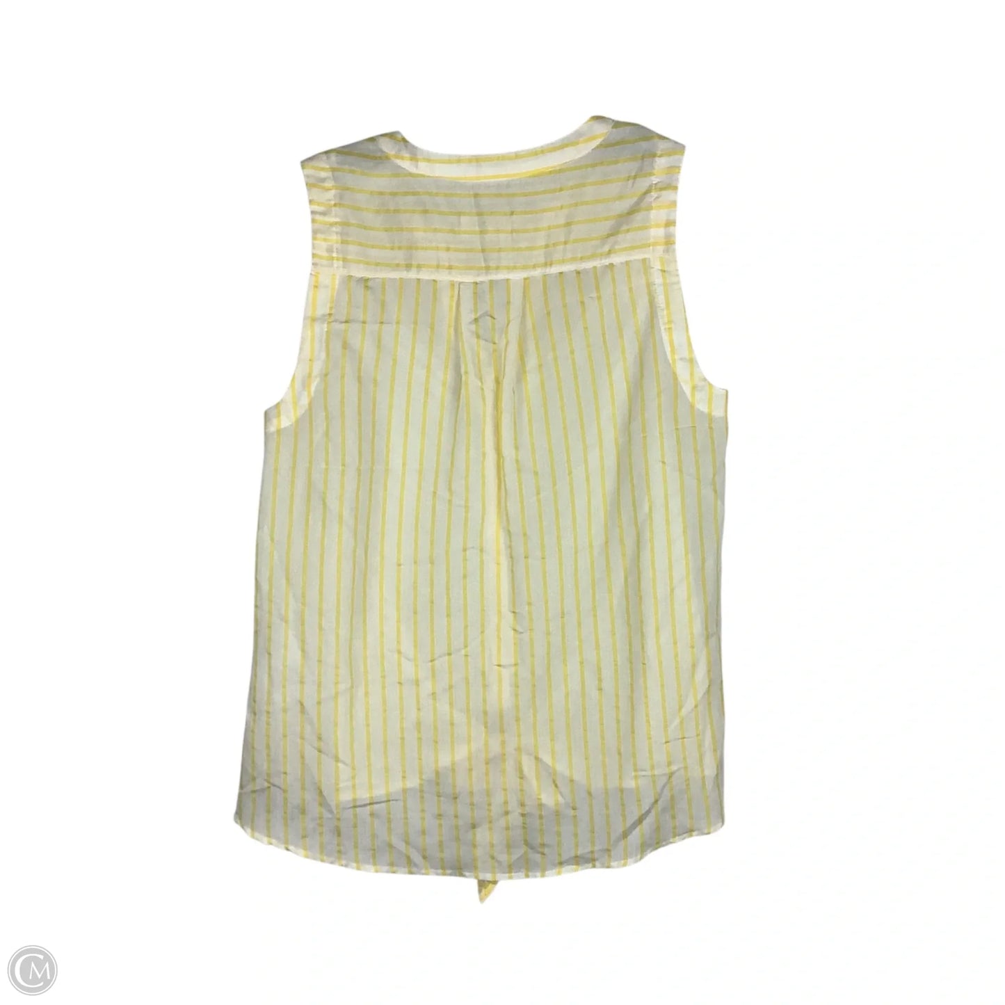 Top Sleeveless By Maeve In Yellow, Size: 8