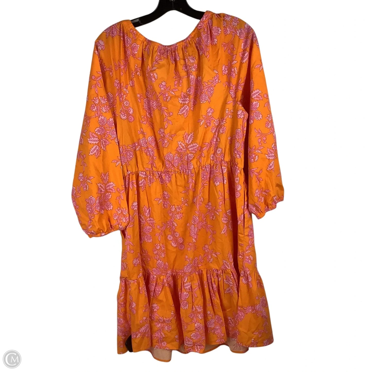 Dress Casual Midi By J. Crew In Orange, Size: 10