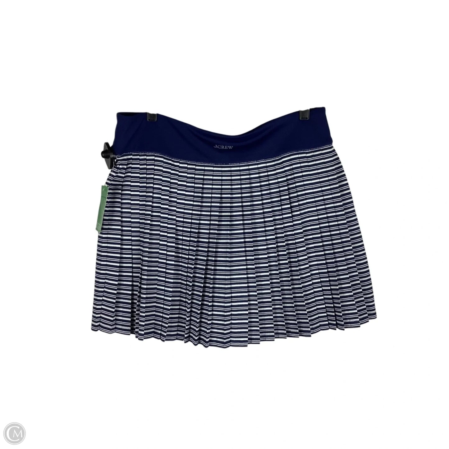 Athletic Skort By J. Crew In Striped Pattern, Size: L