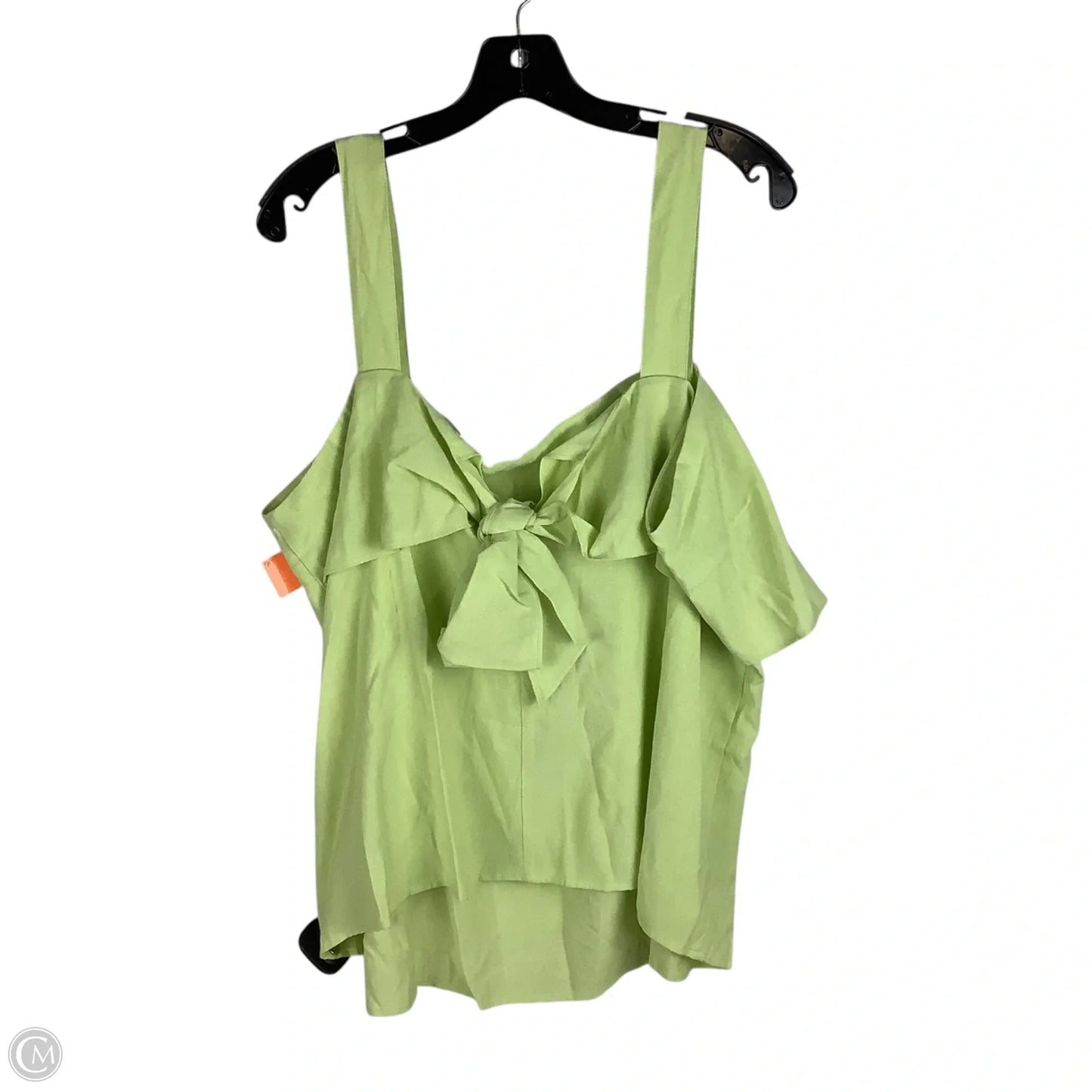 Top Sleeveless By Clothes Mentor In Green, Size: 2x