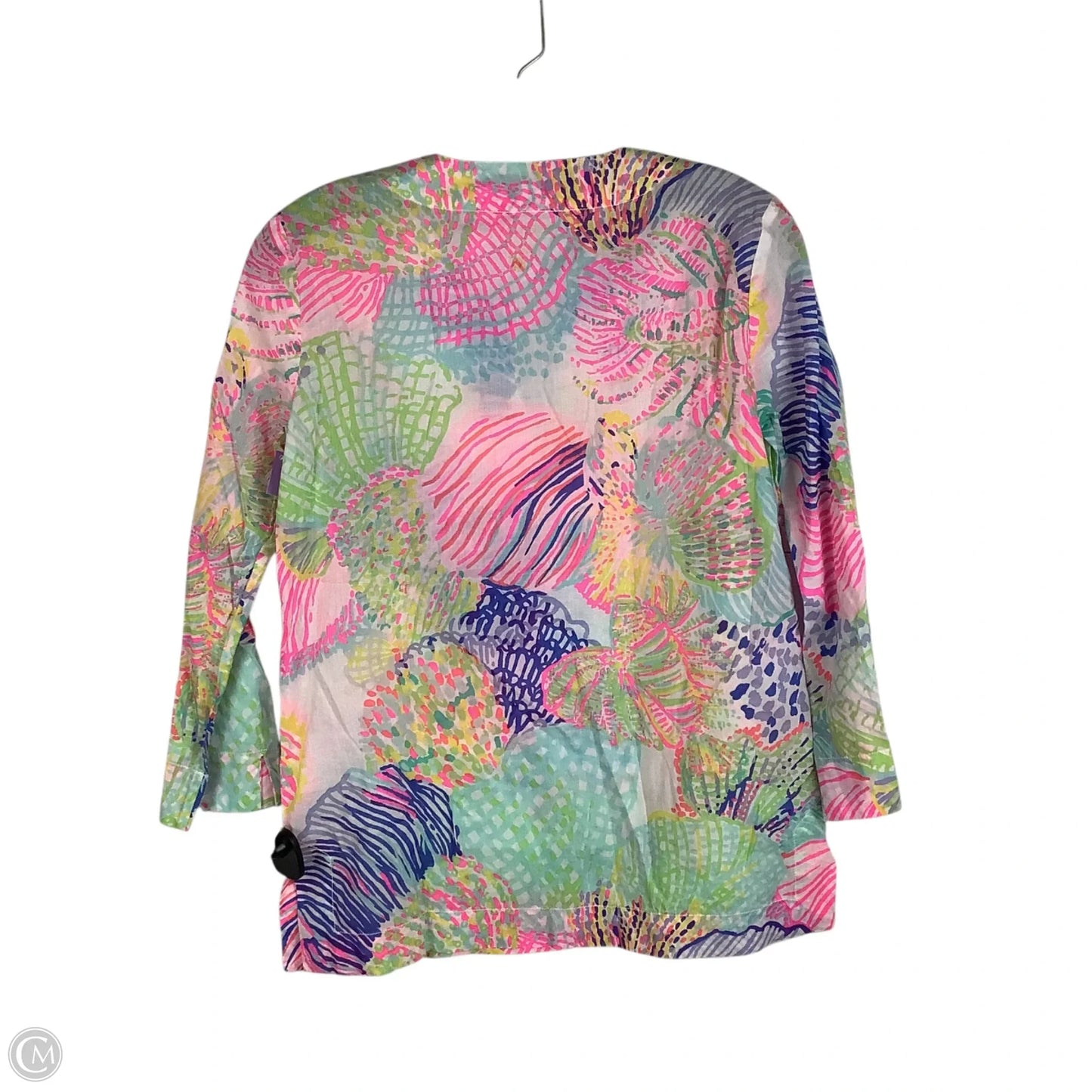 Top Long Sleeve Designer By Lilly Pulitzer In Multi-colored, Size: Xs