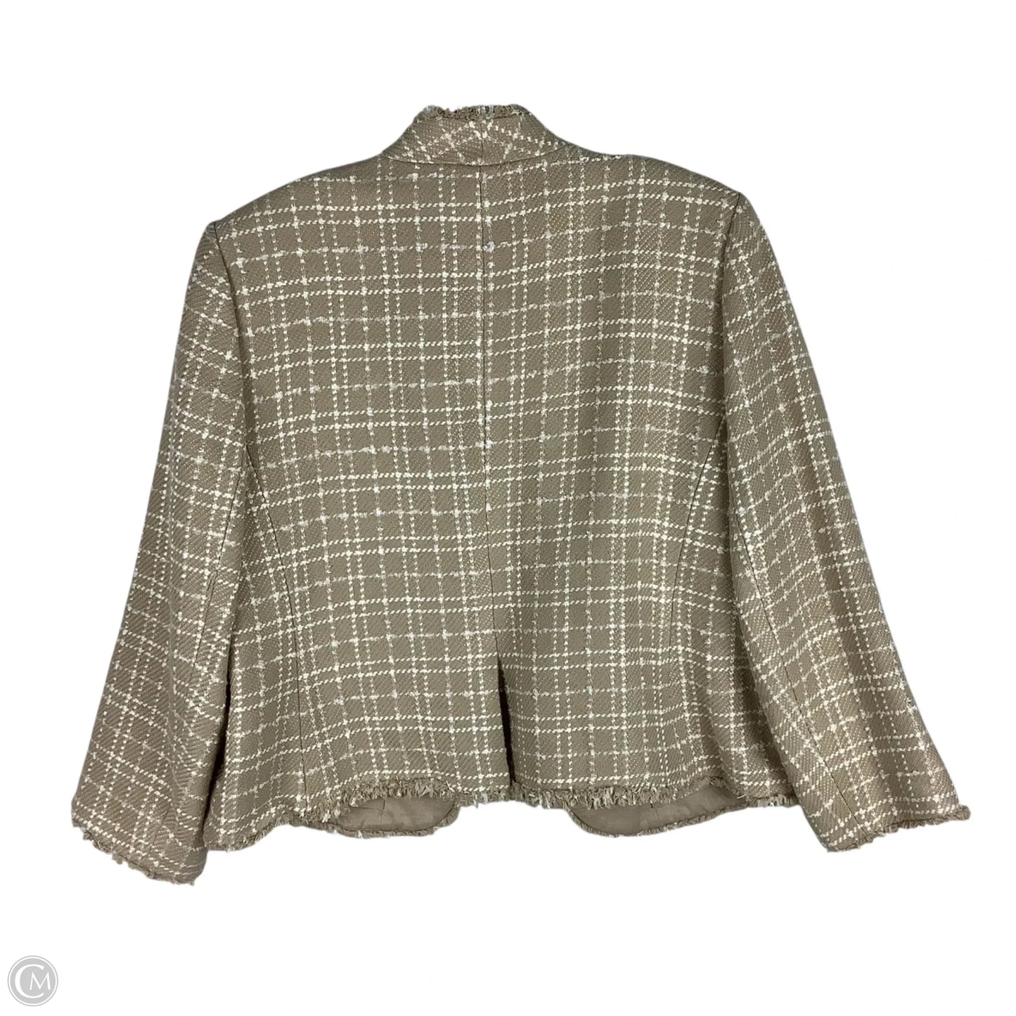 Blazer By Ann Taylor In Cream, Size: 16