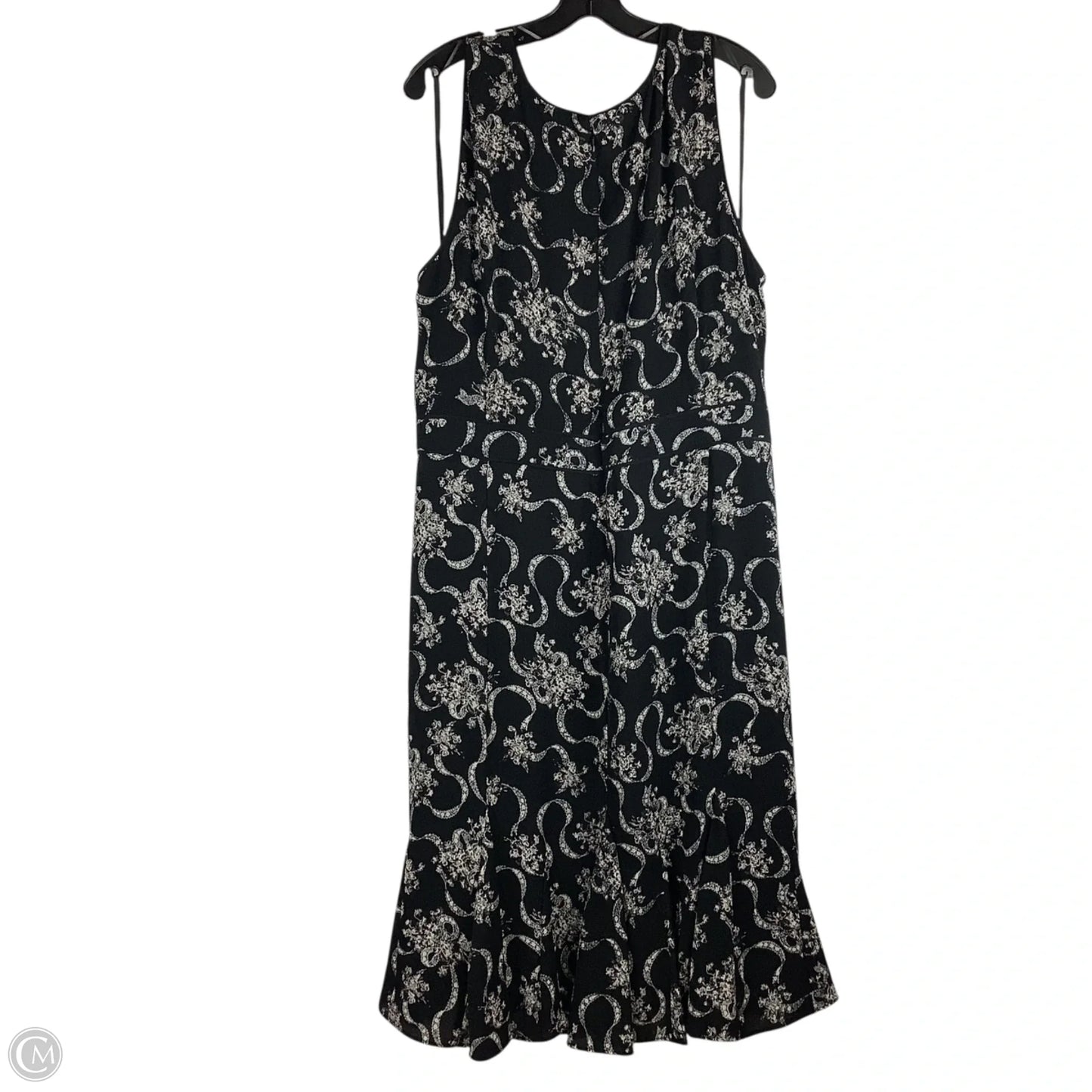 Dress Casual Maxi By Talbots In Black, Size: 18