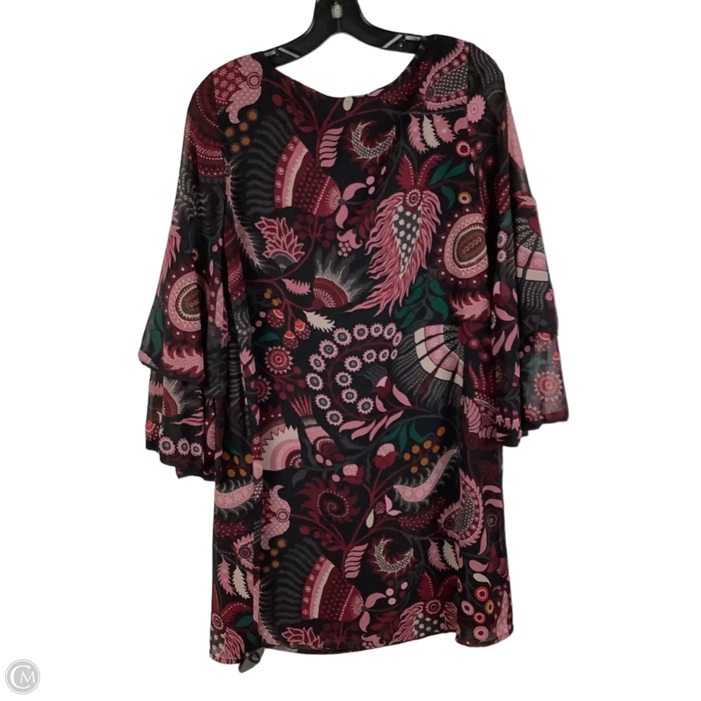 Dress Casual By Loft In Black & Red, Size: S