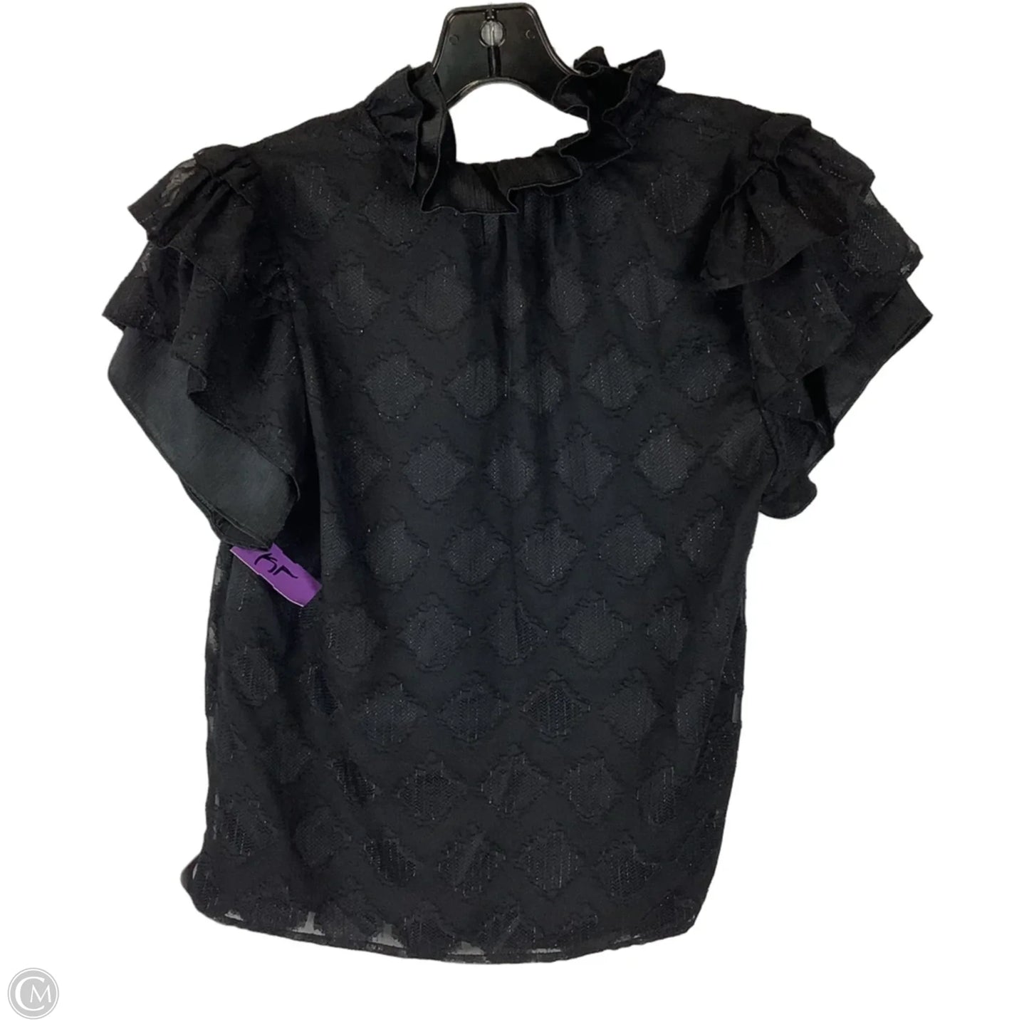 Top Short Sleeve By Thml In Black, Size: Xs