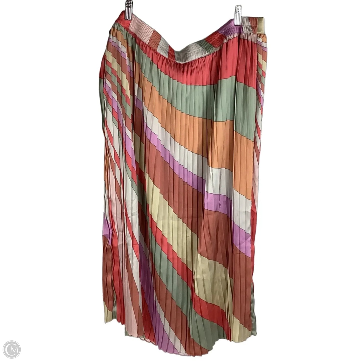Skirt Maxi By Skies Are Blue In Striped Pattern, Size: 2x