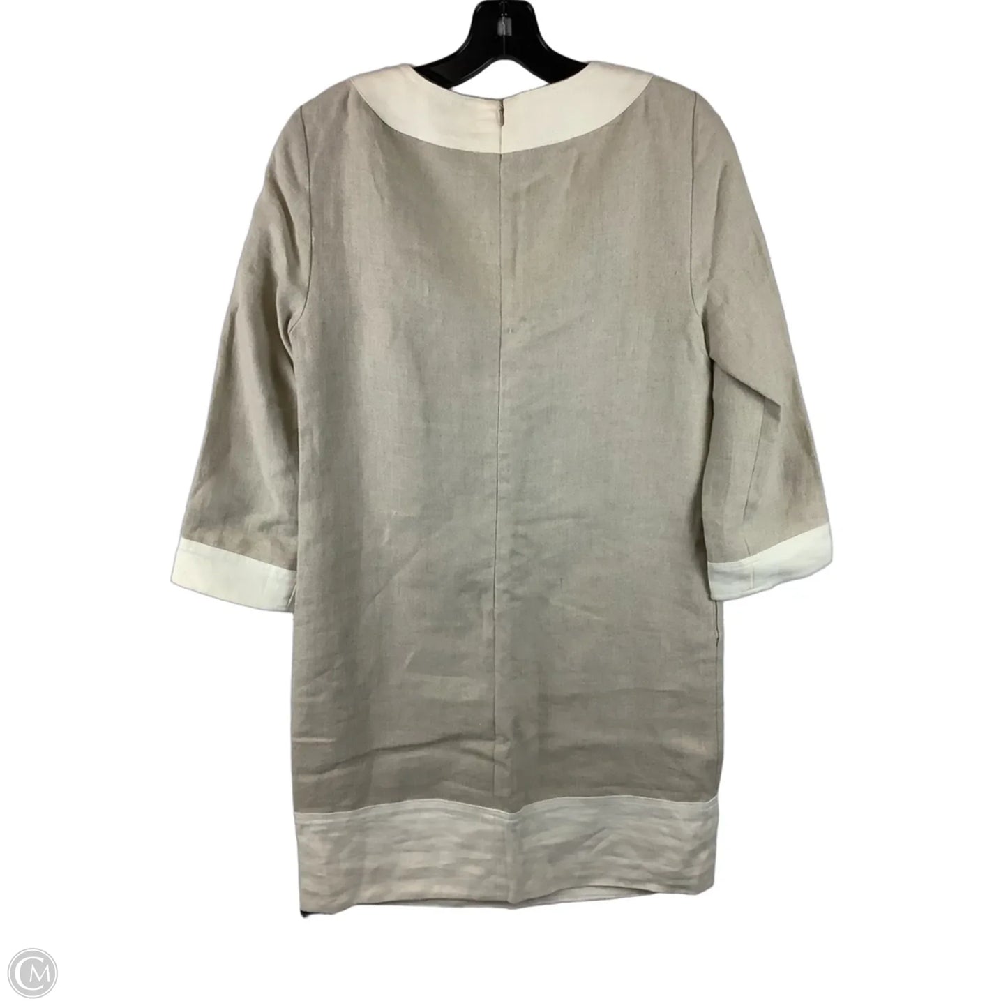 Dress Casual Midi By Michael By Michael Kors In Tan, Size: S