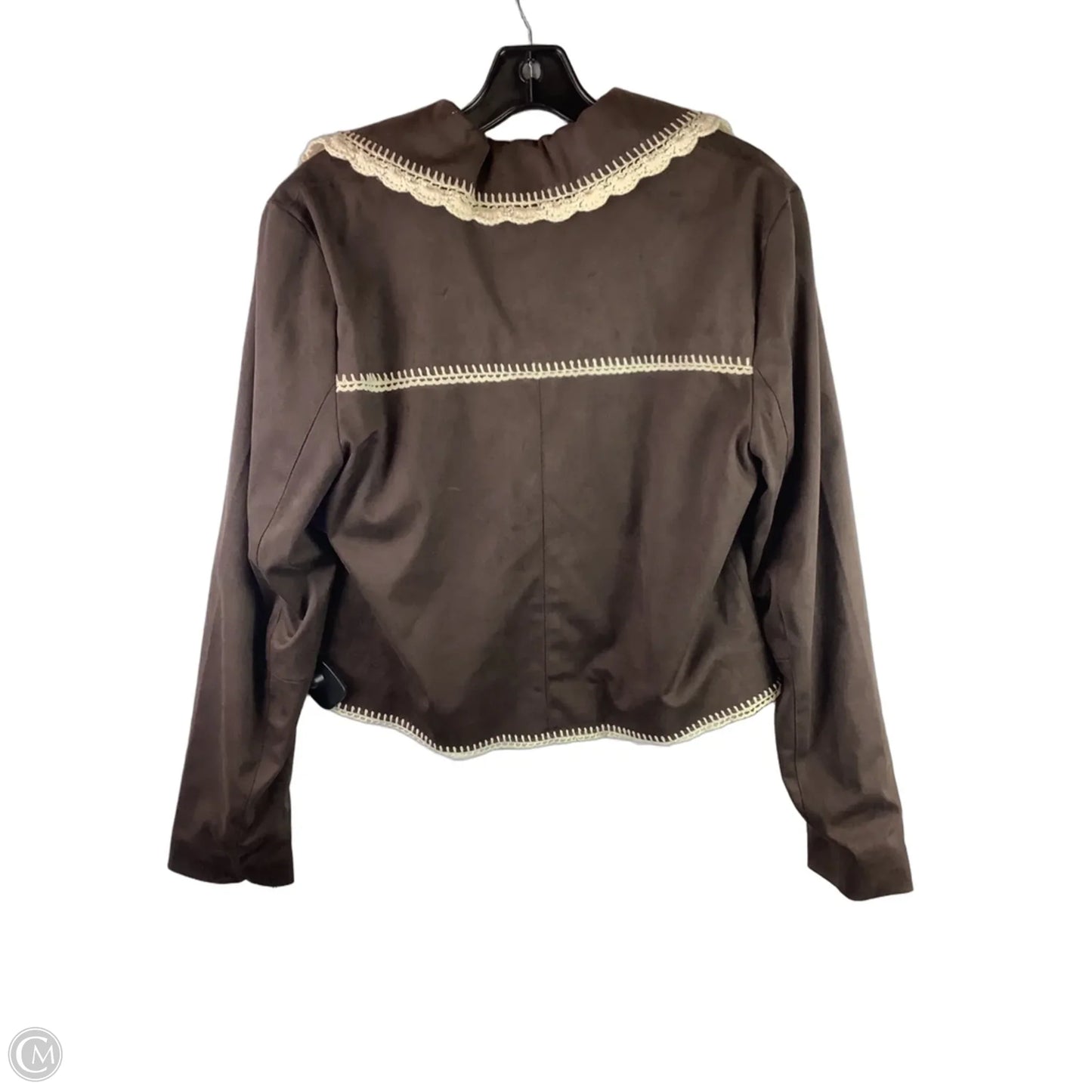 Jacket Faux Fur & Sherpa By Bagatelle In Brown, Size: S