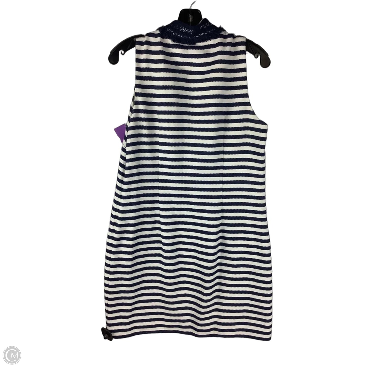 Dress Casual Midi By Sail To Sable In Striped Pattern, Size: M