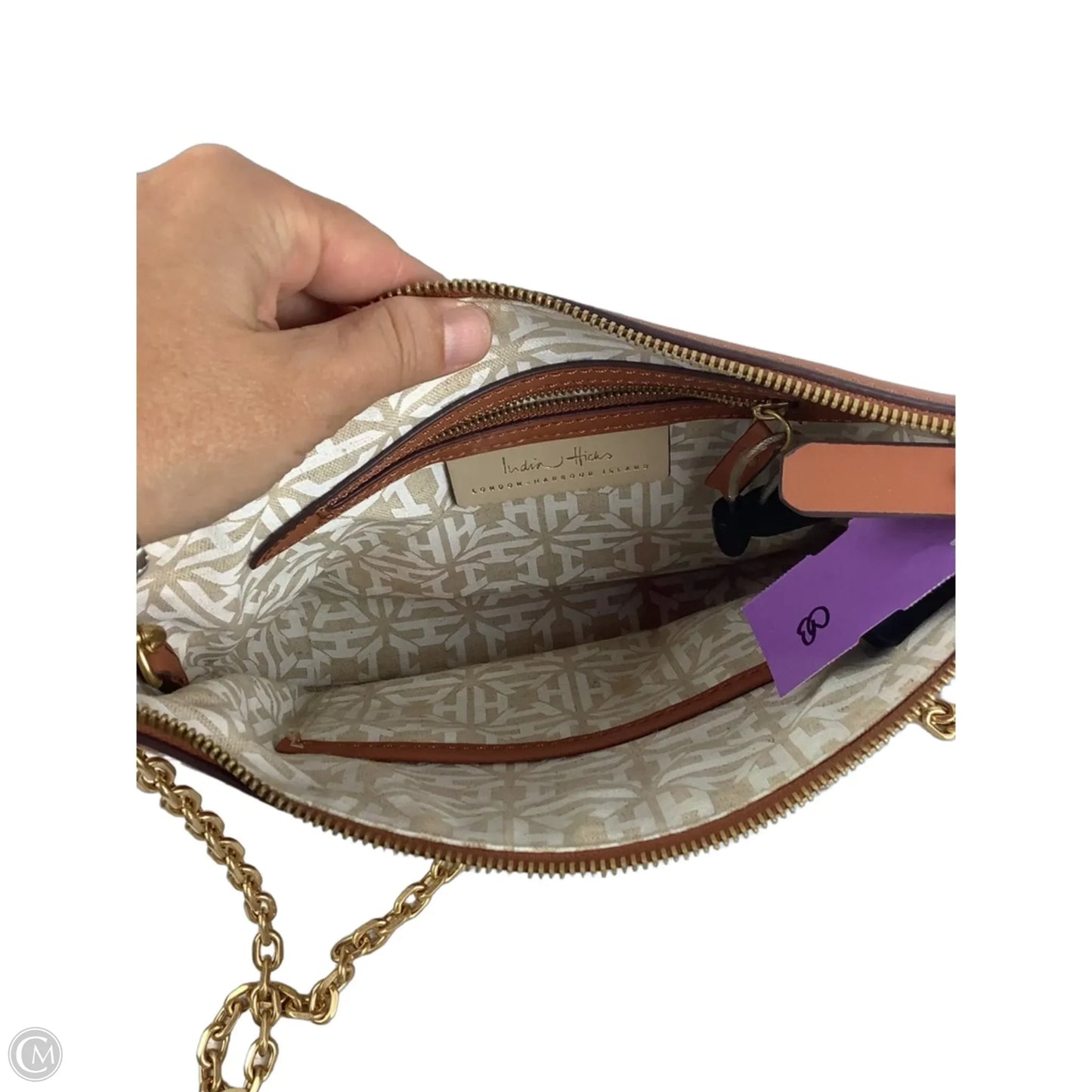 Crossbody Leather By Cmc, Size: Medium