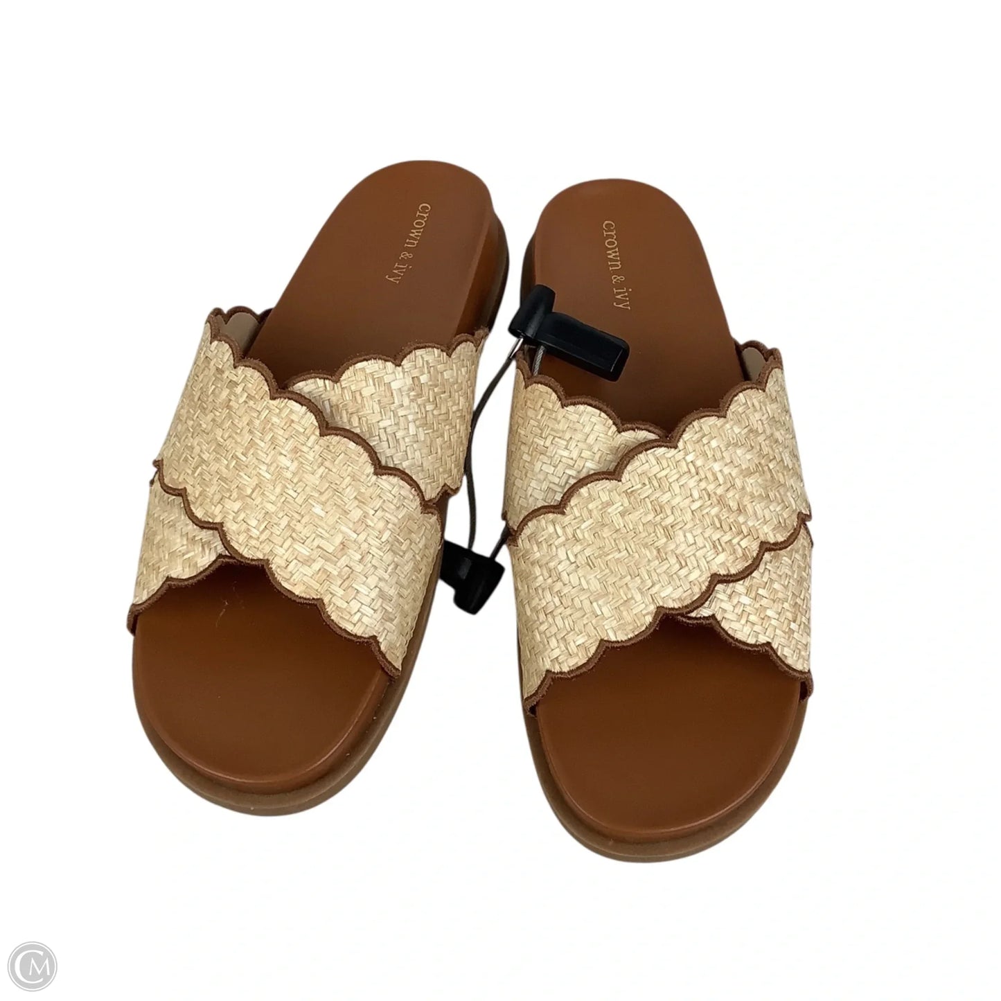 Sandals Flats By Crown And Ivy In Brown, Size: 9.5