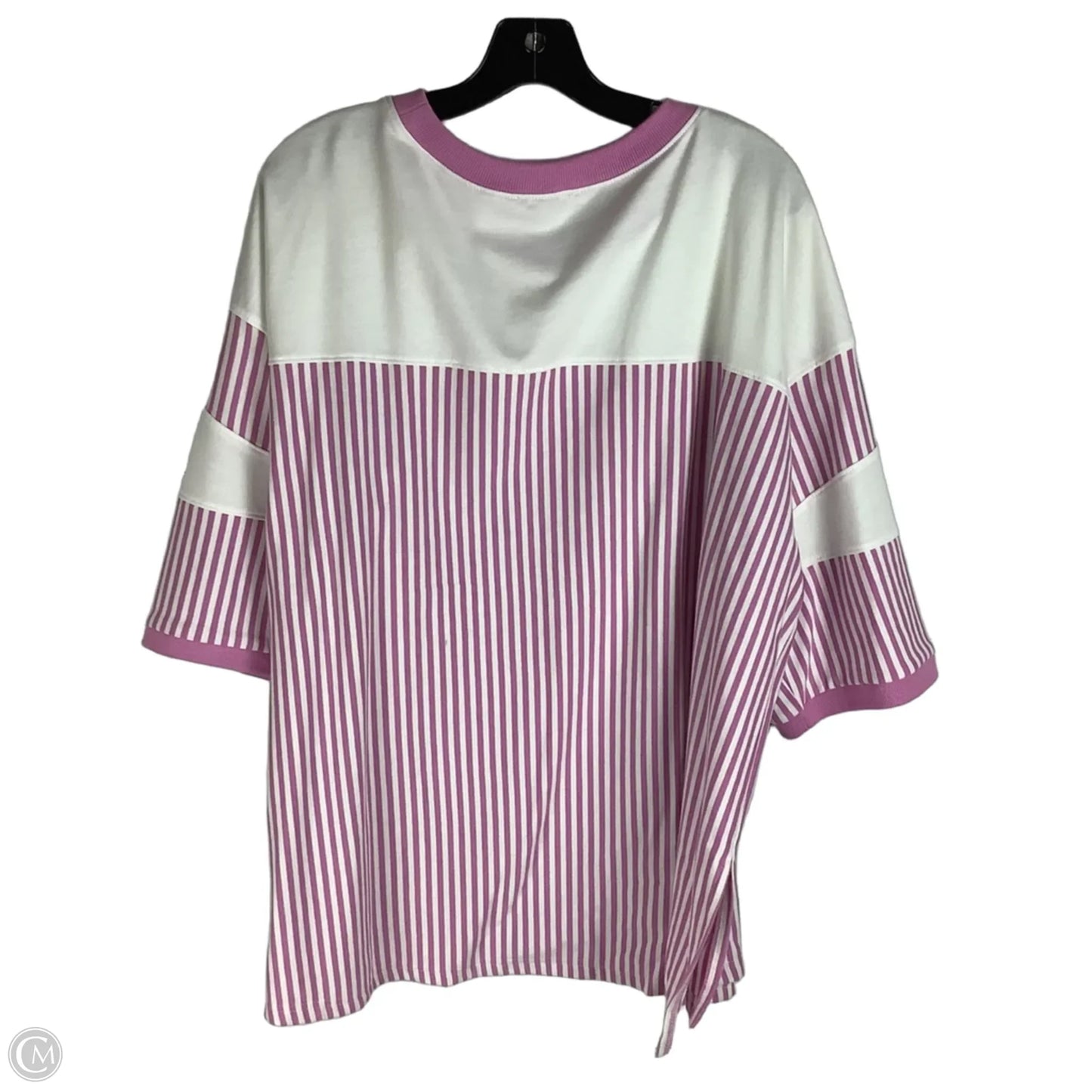 Top Short Sleeve By White Birch In Purple, Size: S