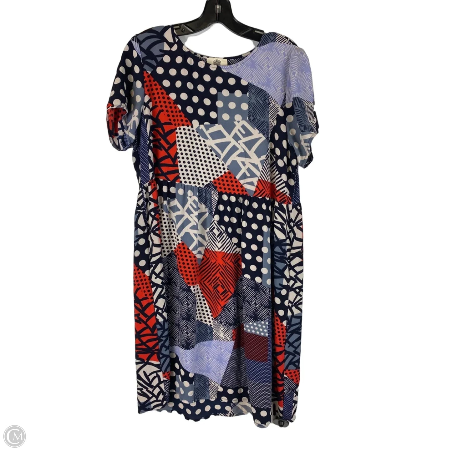 Dress Work By Anthropologie In Polkadot Pattern, Size: M