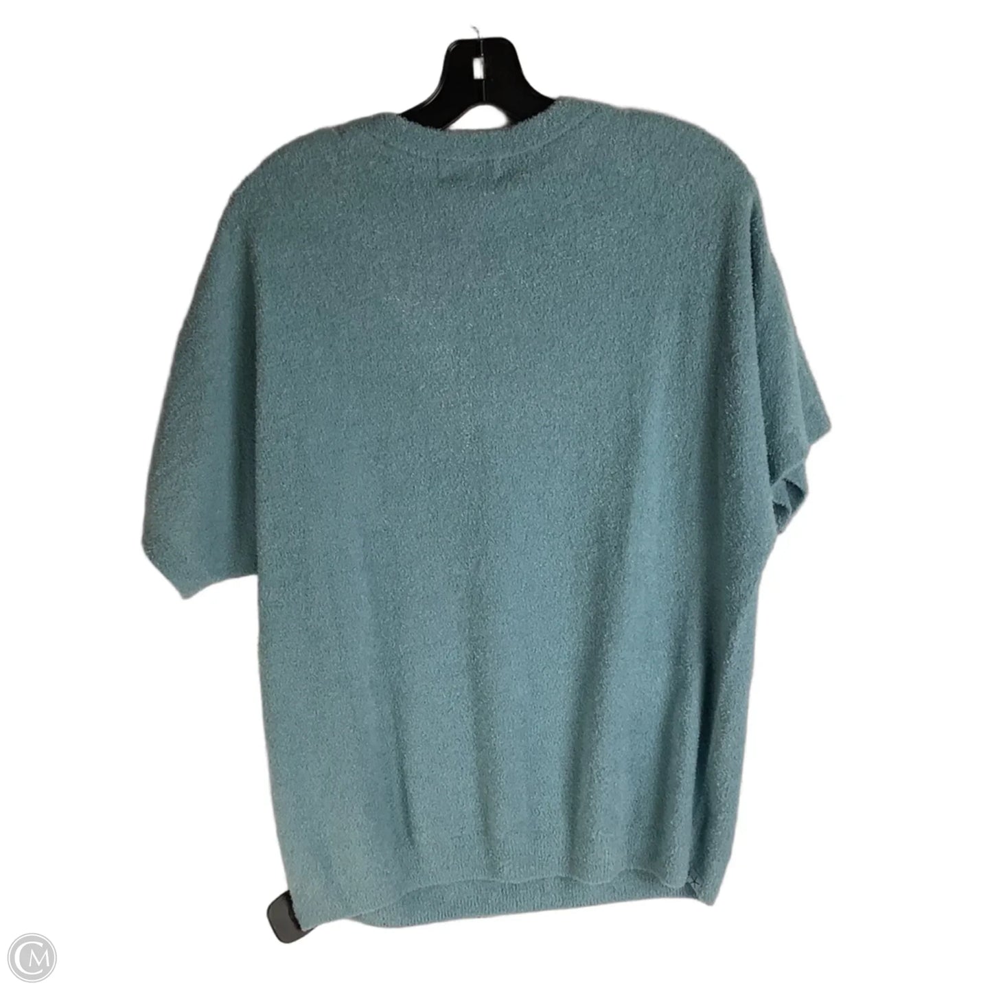 Top Short Sleeve By Barefoot Dreams In Blue, Size: L