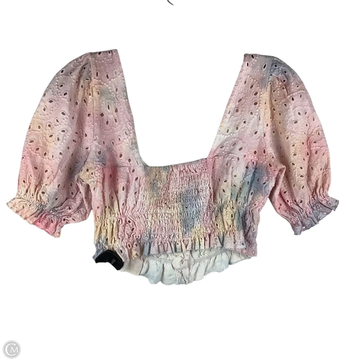 Top Short Sleeve By Urban Outfitters In Multi-colored, Size: S