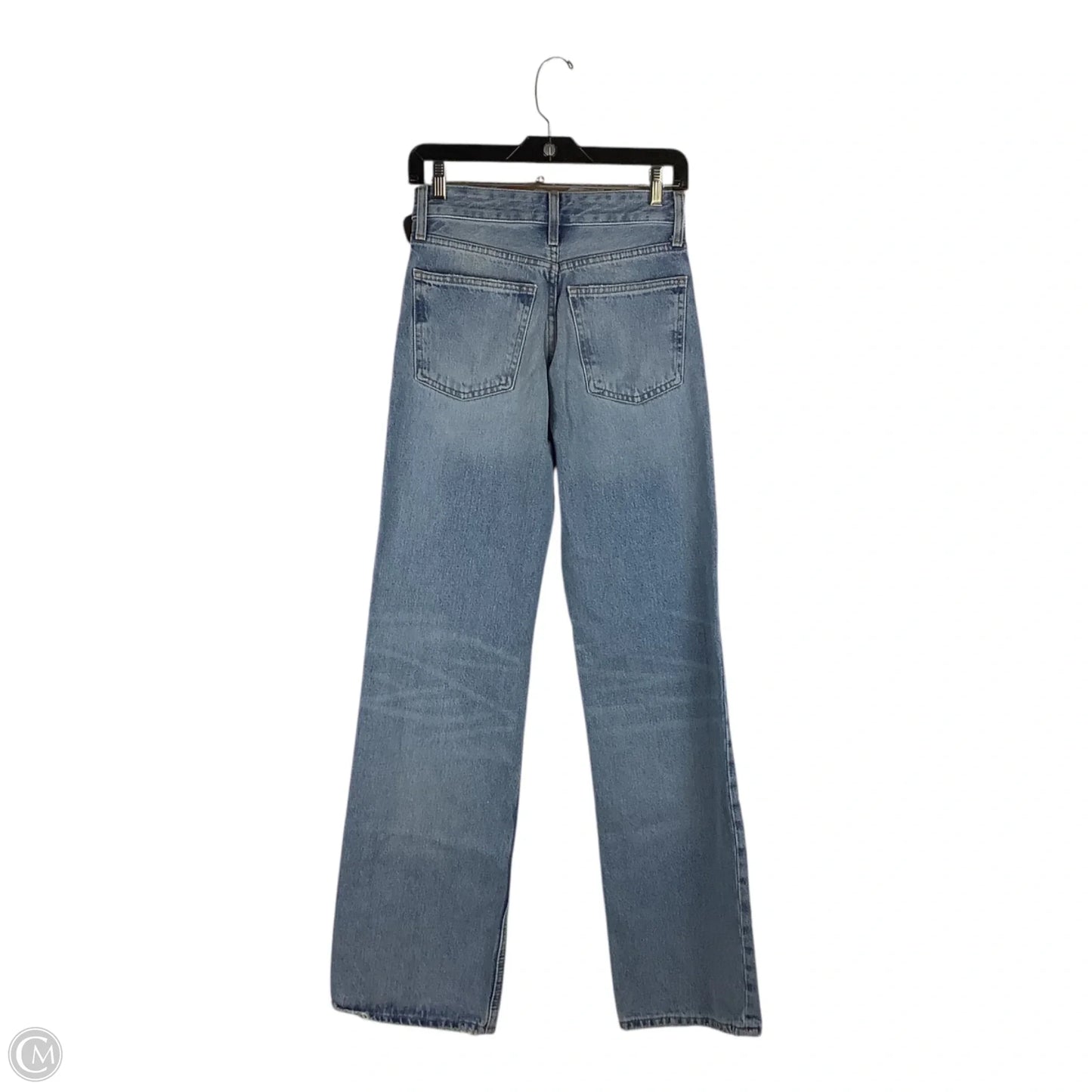 Jeans Flared By Zara In Blue Denim, Size: 0