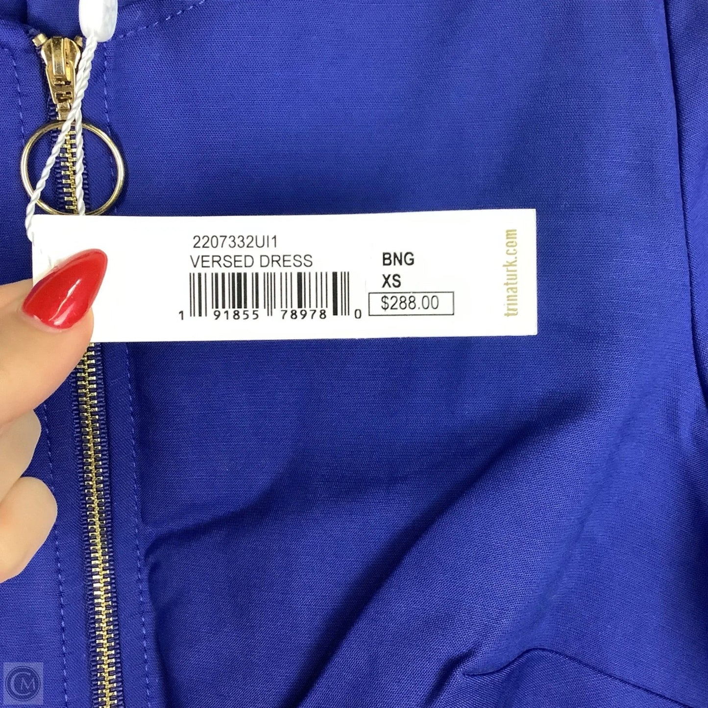 Dress Casual Midi By Trina Turk In Blue, Size: Xs