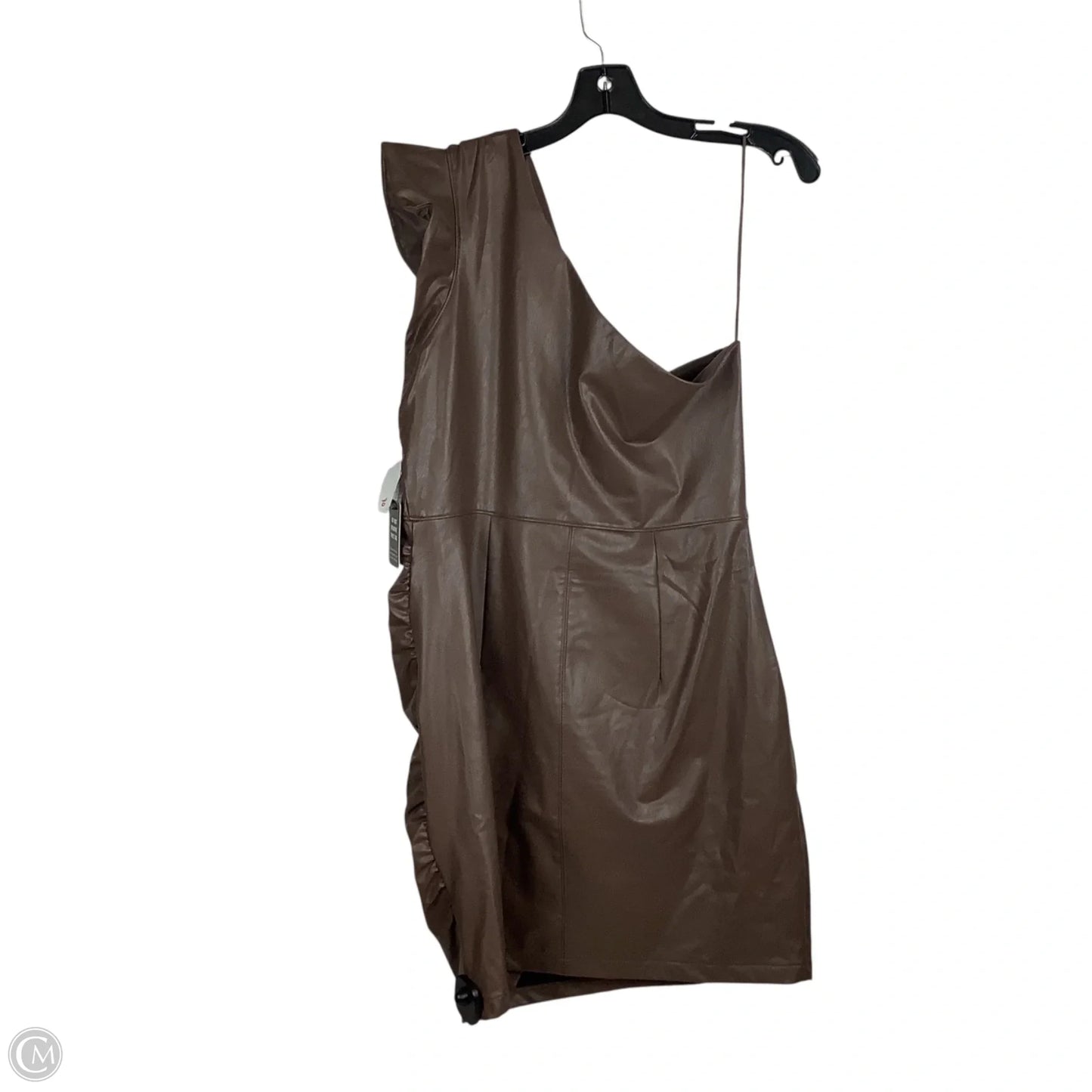 Dress Work By Express In Brown, Size: L