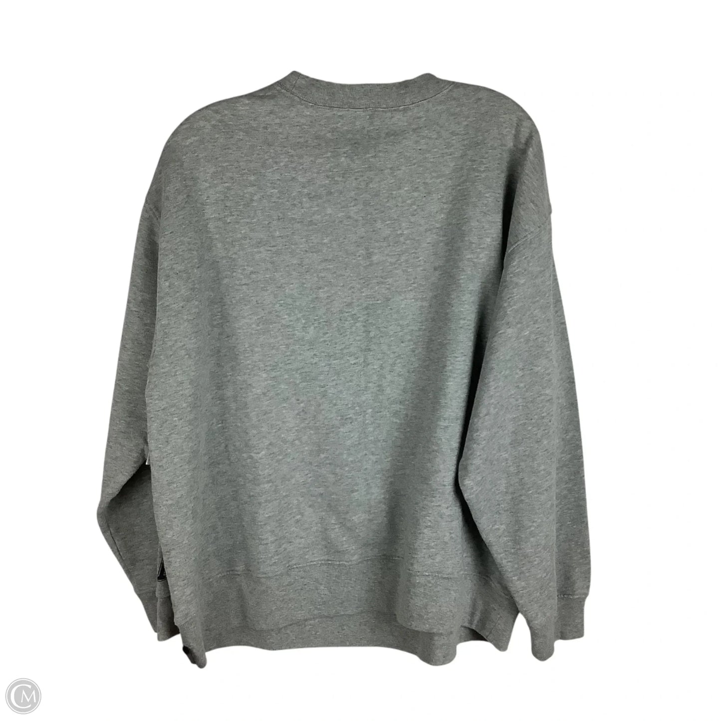 Sweatshirt Crewneck By Gap In Grey, Size: L