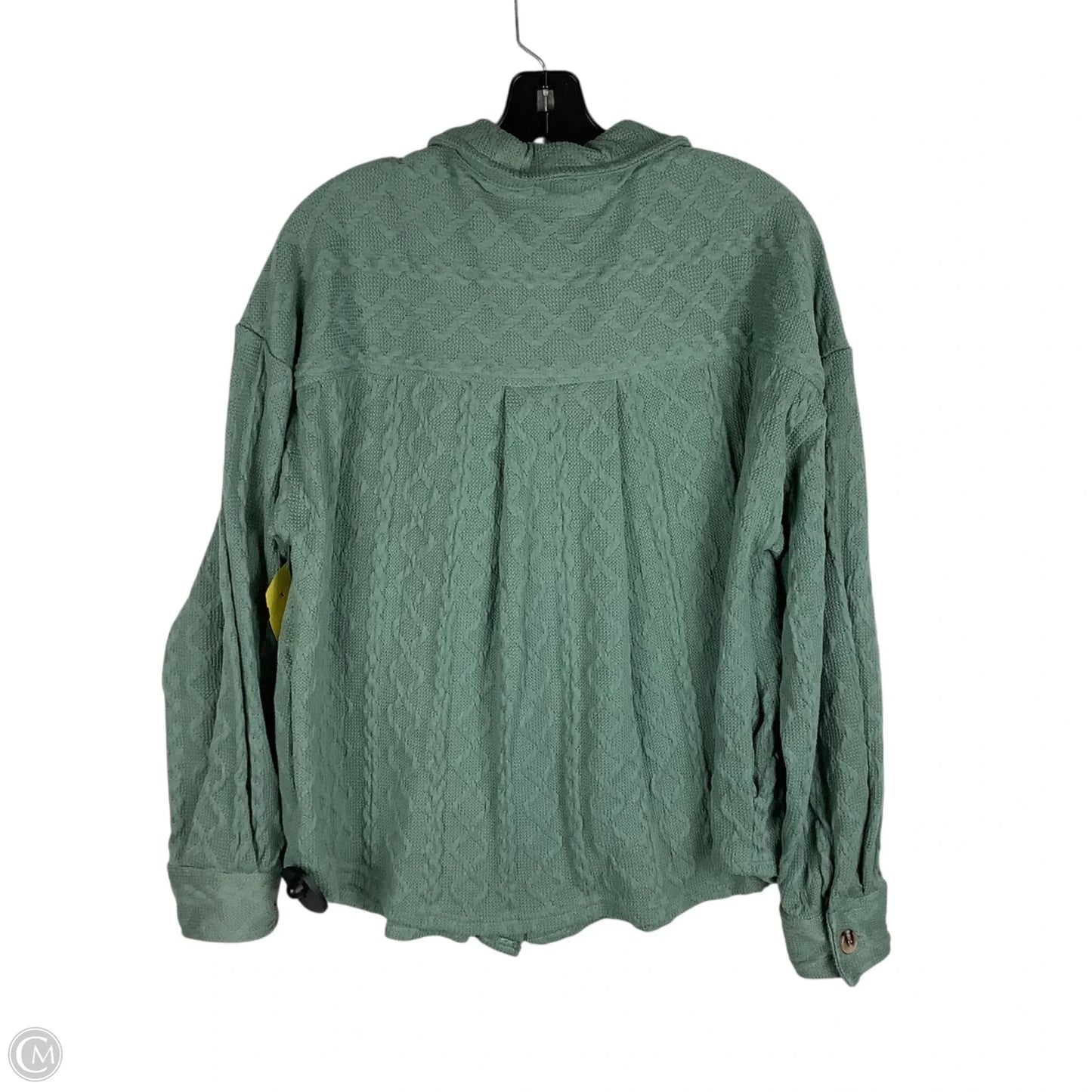 Jacket Shirt By Altard State In Green, Size: M