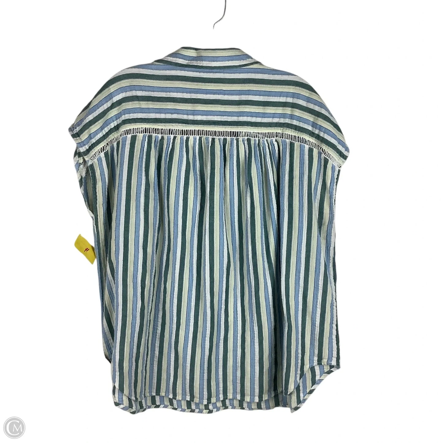 Top Short Sleeve By Pilcro In Striped Pattern, Size: Xl