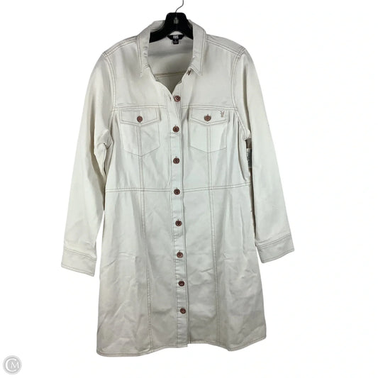 Dress Designer By Frye In White, Size: L