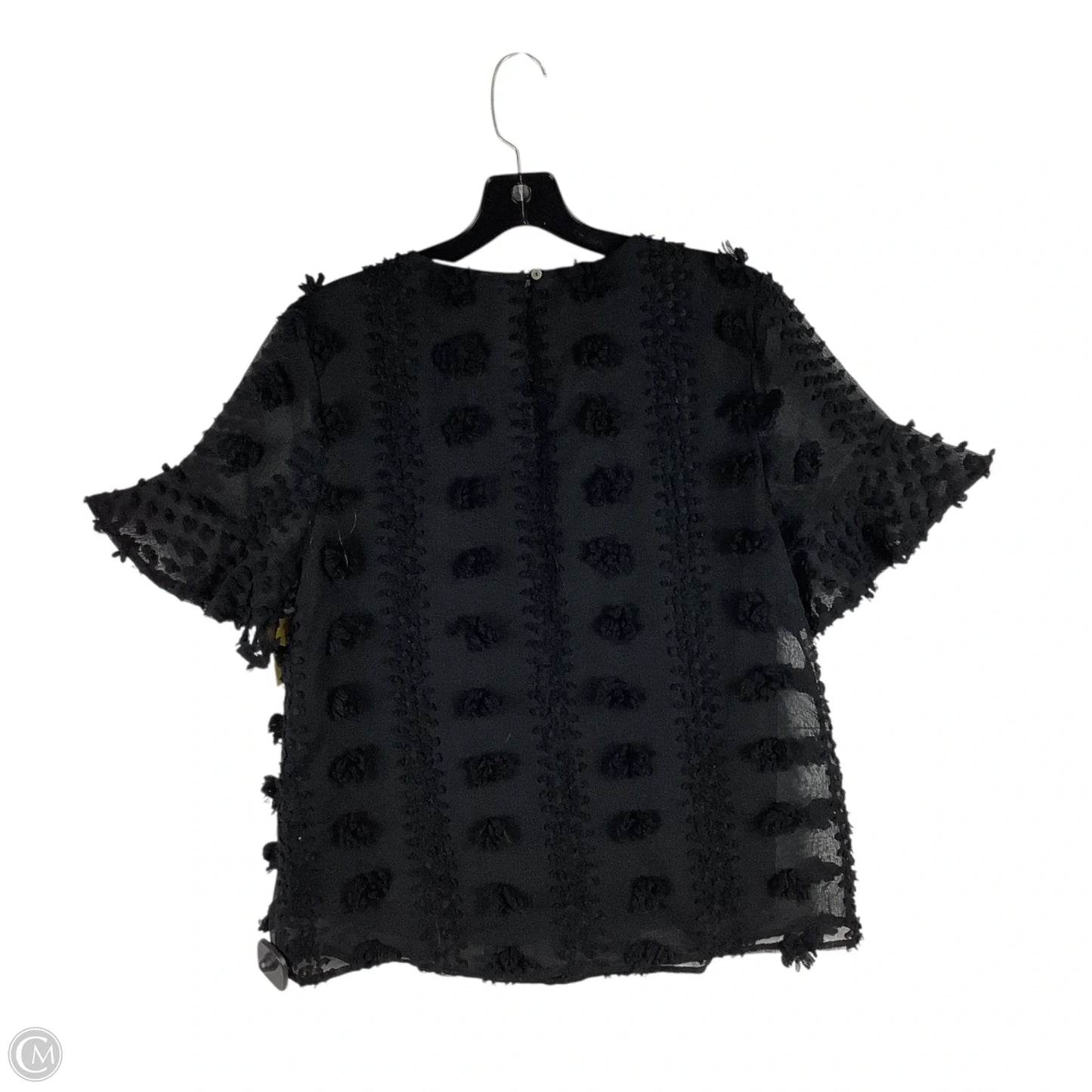 Top Short Sleeve By Entro In Black, Size: M