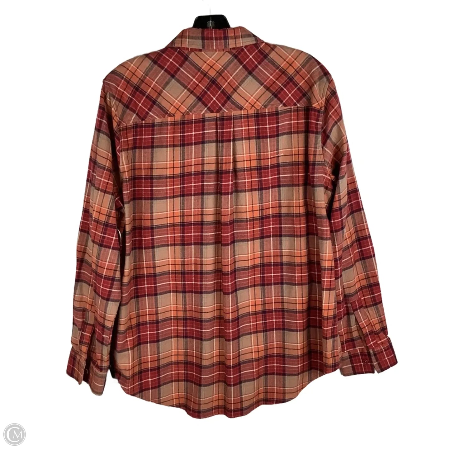 Top Long Sleeve By Weatherproof In Red, Size: L