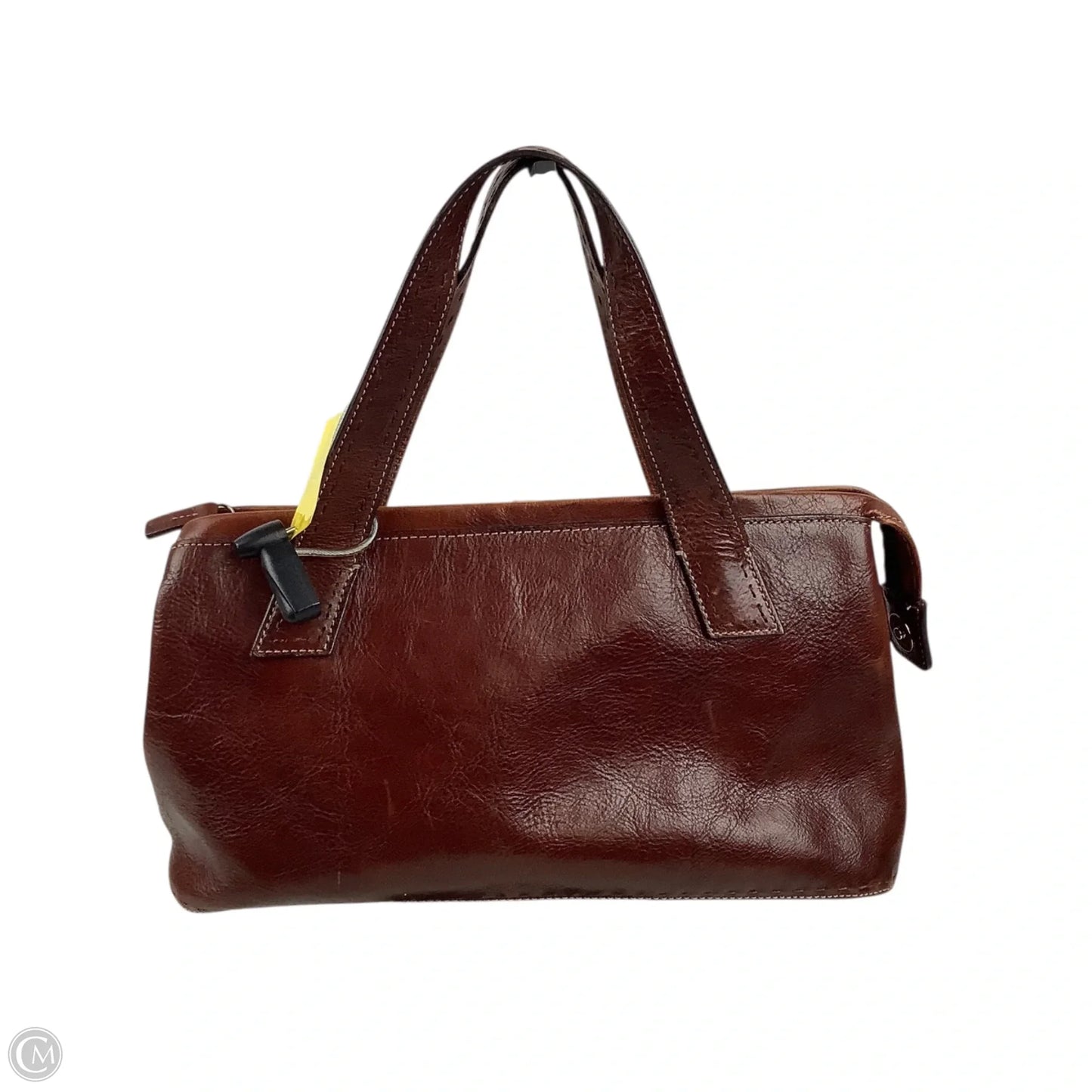 Handbag Leather By Fossil, Size: Small