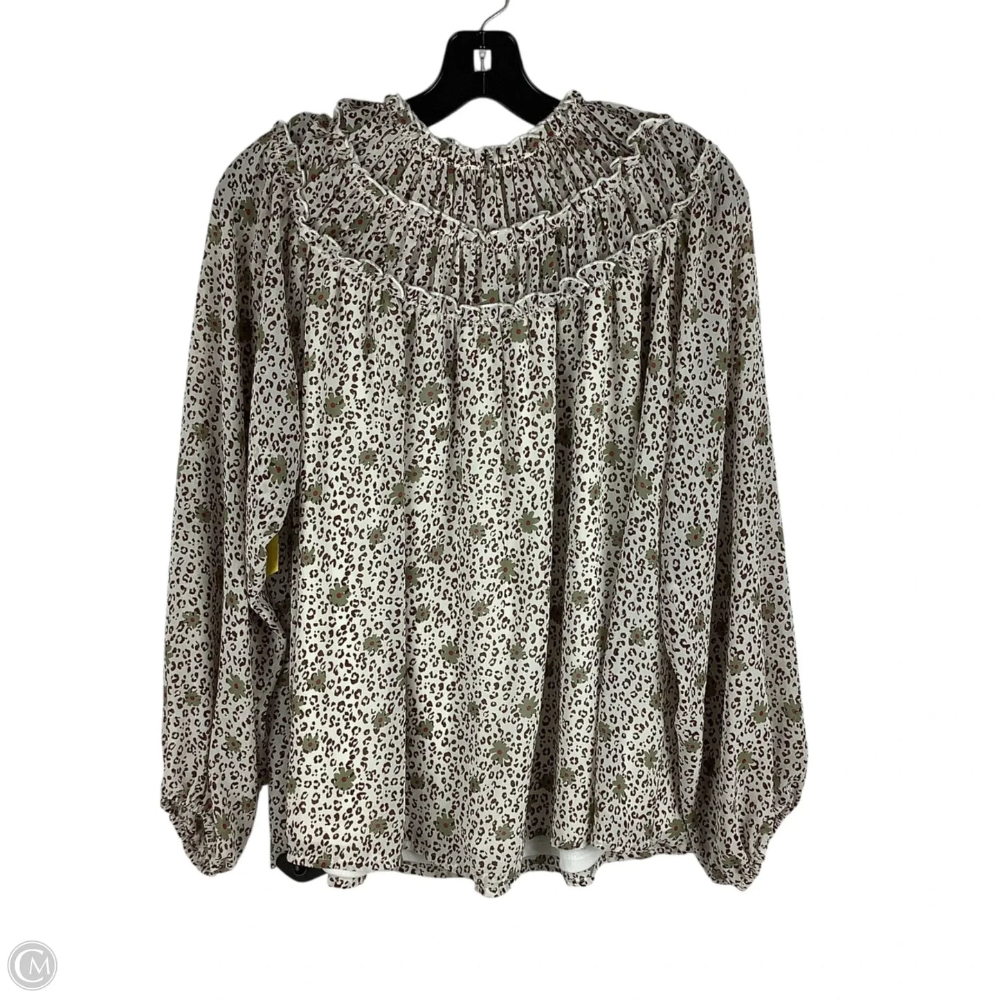 Top Long Sleeve By Entro In Multi-colored, Size: S