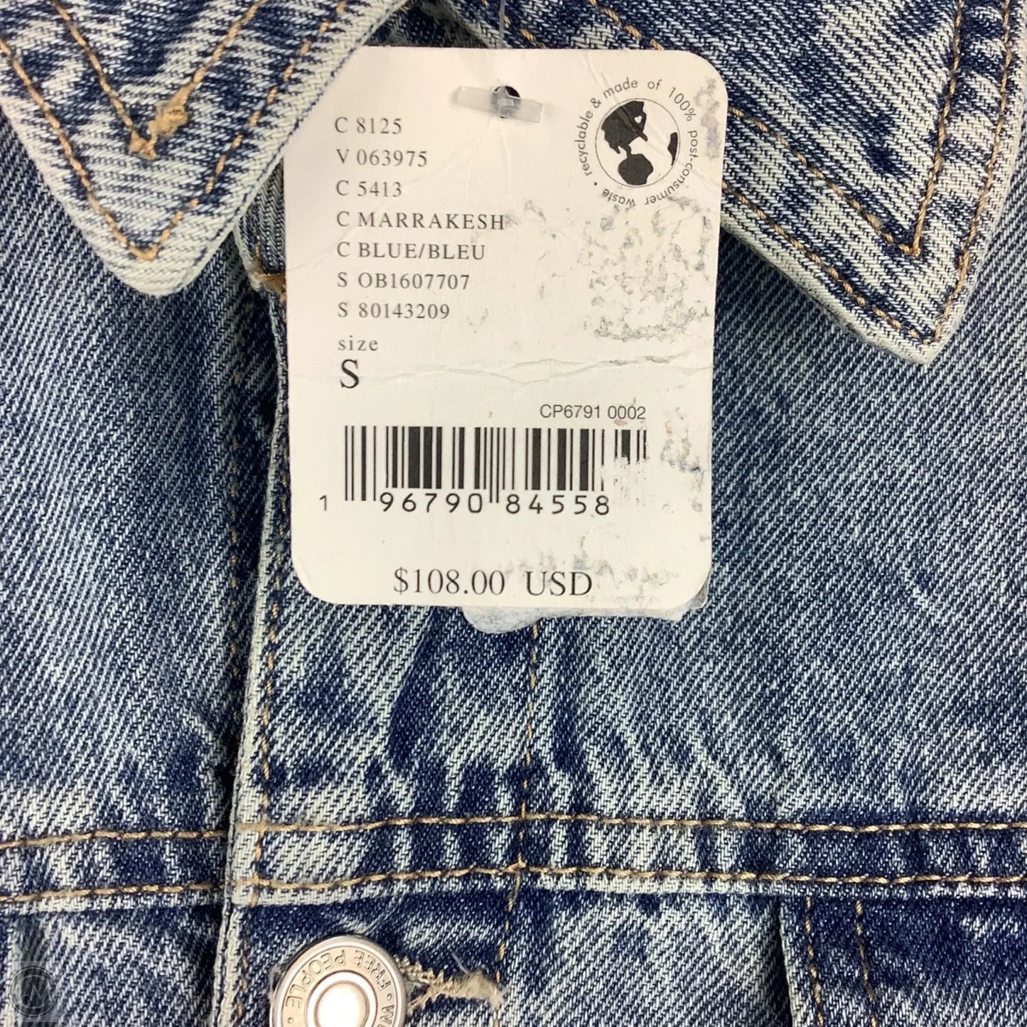 Romper By We The Free In Blue Denim, Size: S