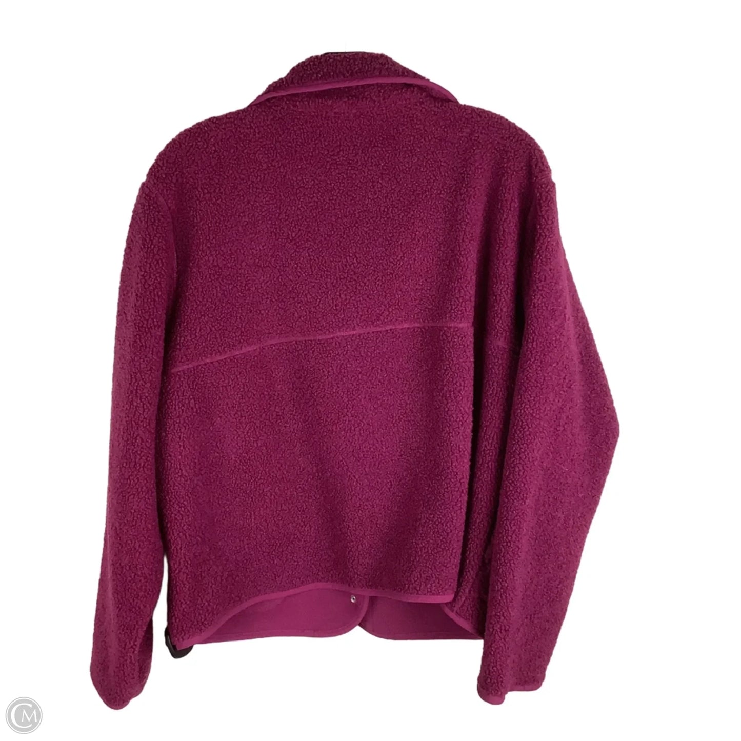 Jacket Faux Fur & Sherpa By Zella In Purple, Size: M