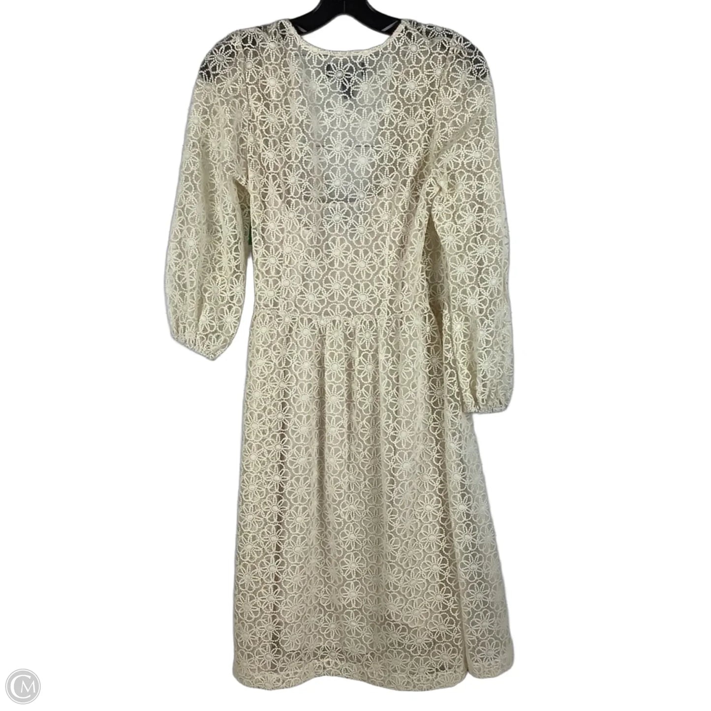 Dress Casual Midi By Modcloth In Cream, Size: S