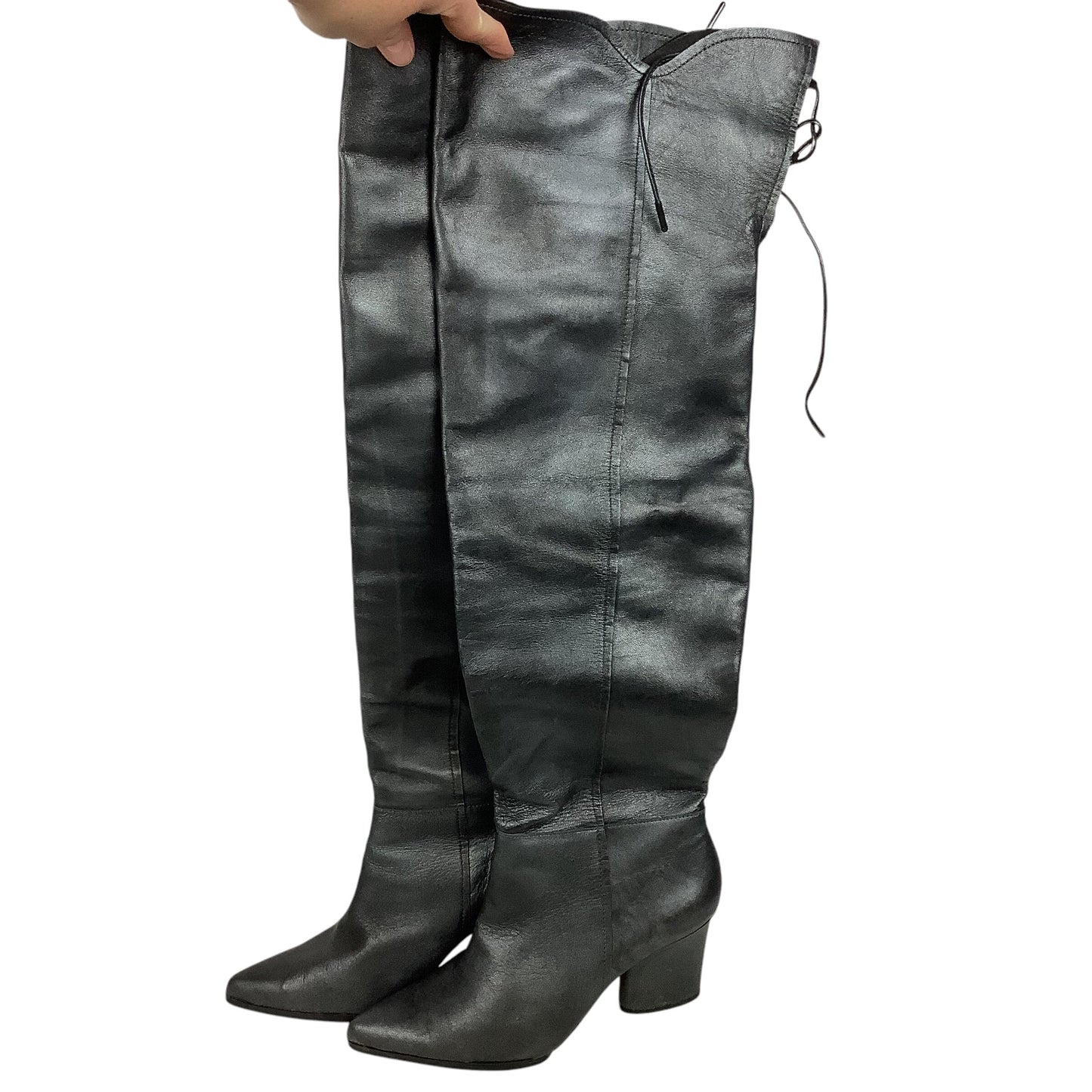Boots Knee Heels By Donald Pliner Size: 9