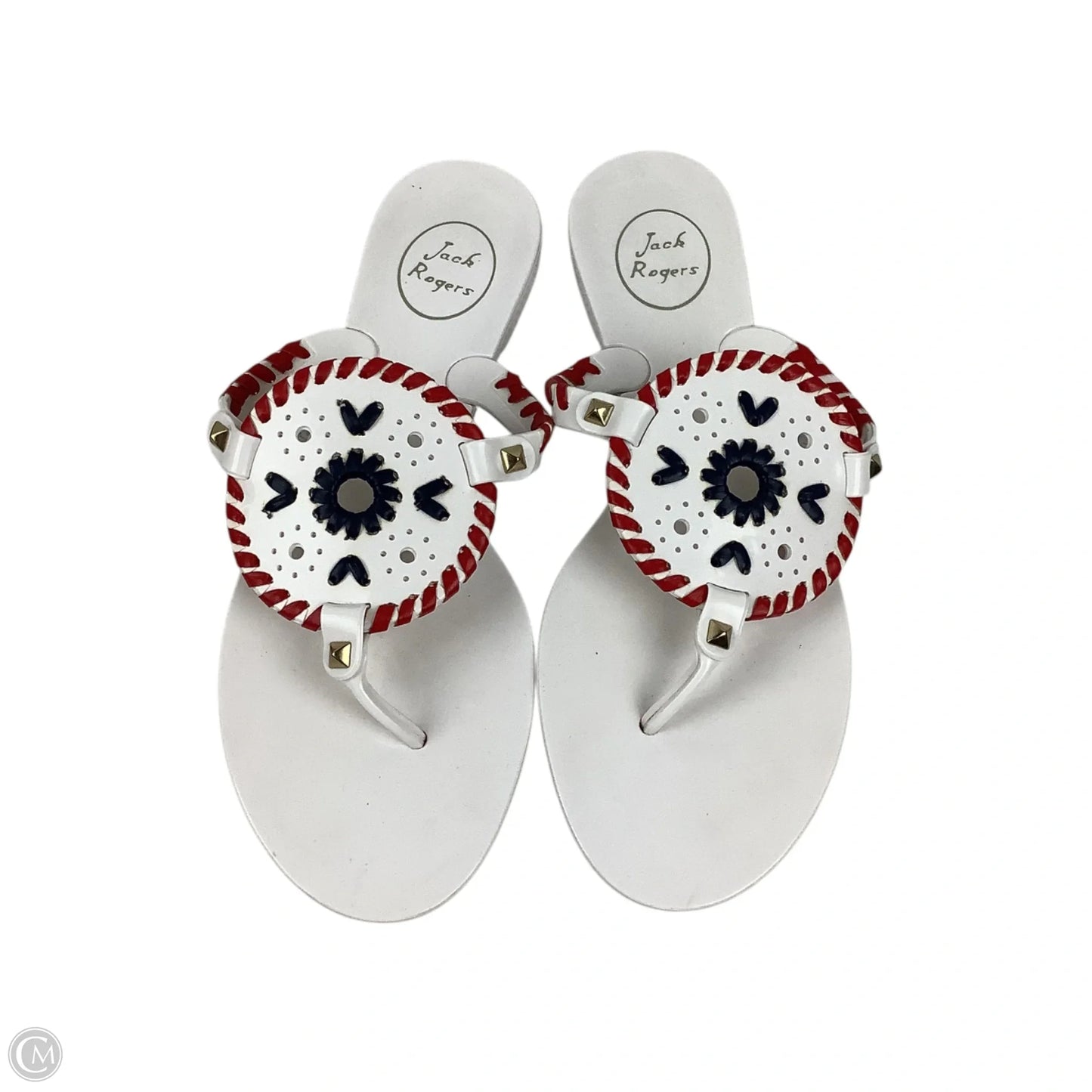 Sandals Flats By Jack Rogers In White, Size: 8