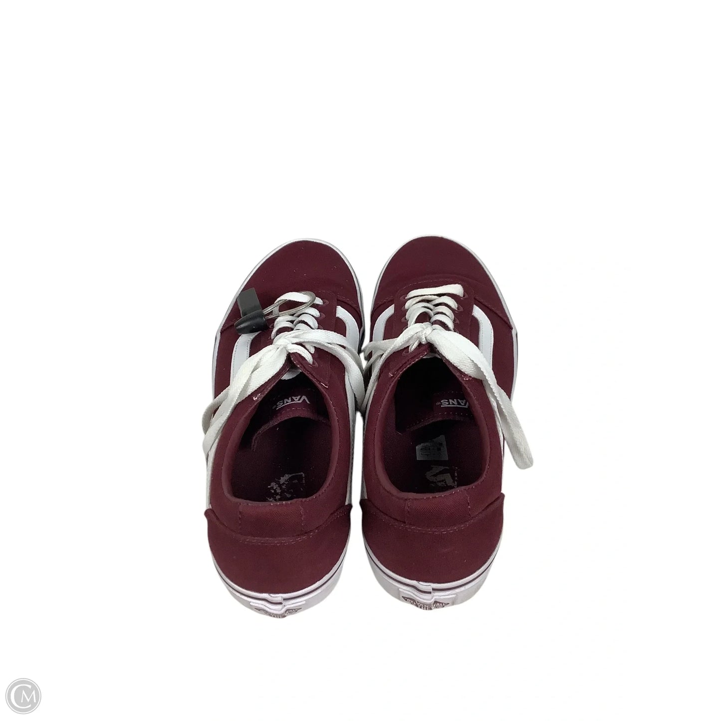 Shoes Flats By Vans In Maroon, Size: 11