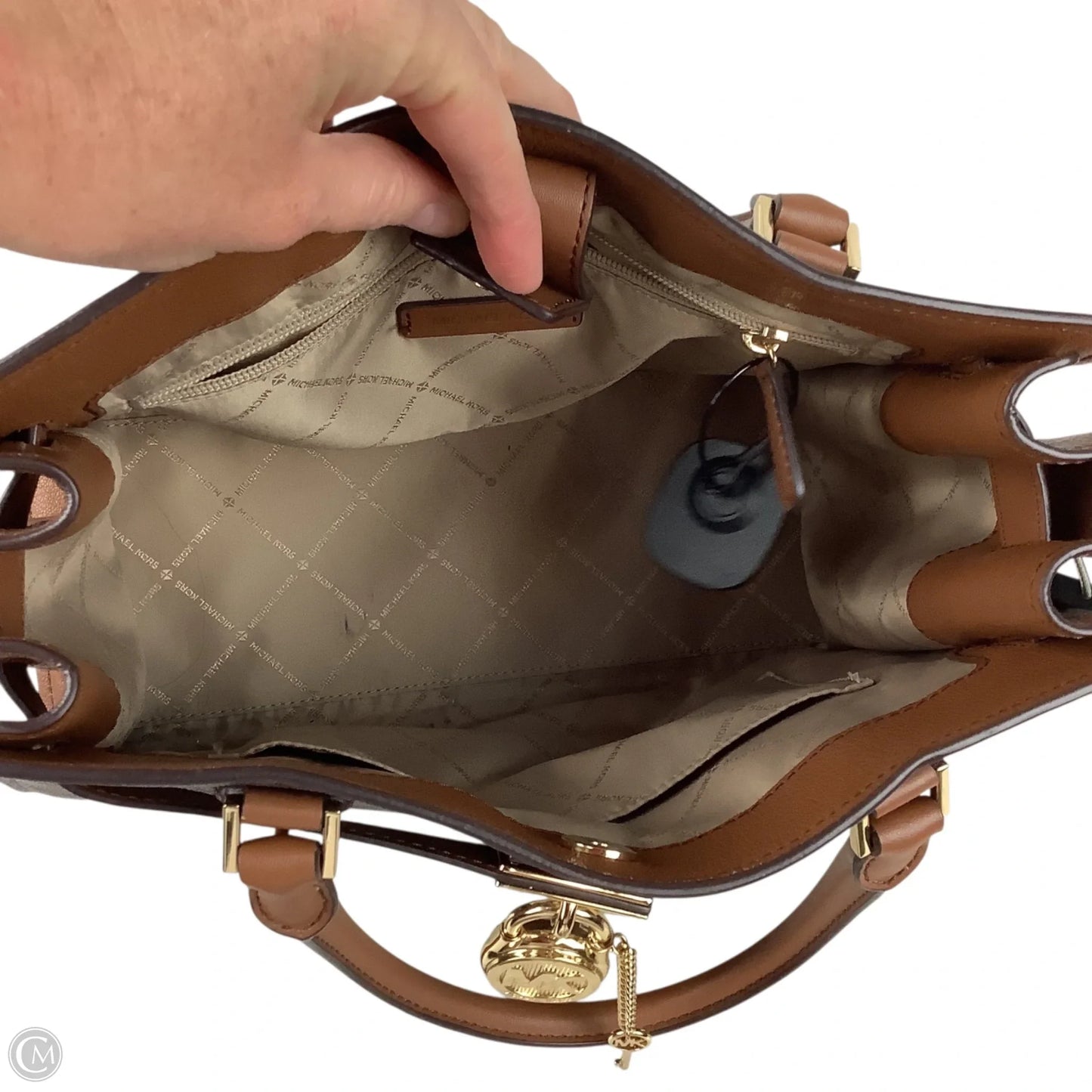 Handbag Designer By Michael Kors, Size: Medium