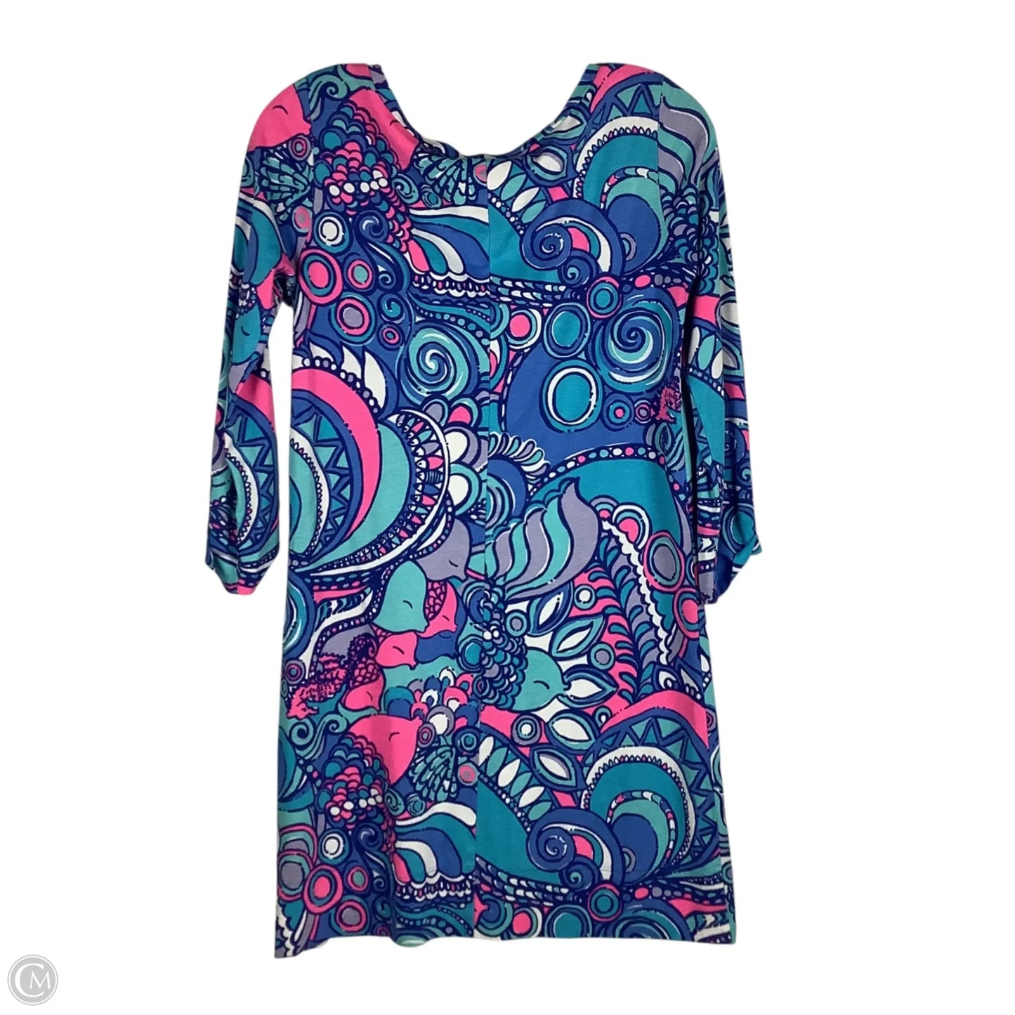 Dress Designer By Lilly Pulitzer In Blue & Pink, Size: Xs