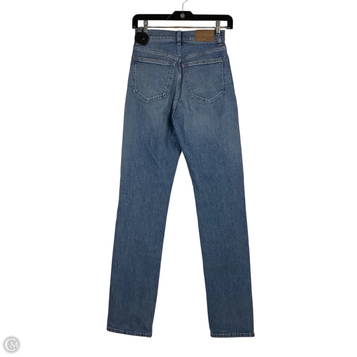 Jeans Straight By Madewell In Blue Denim, Size: 4