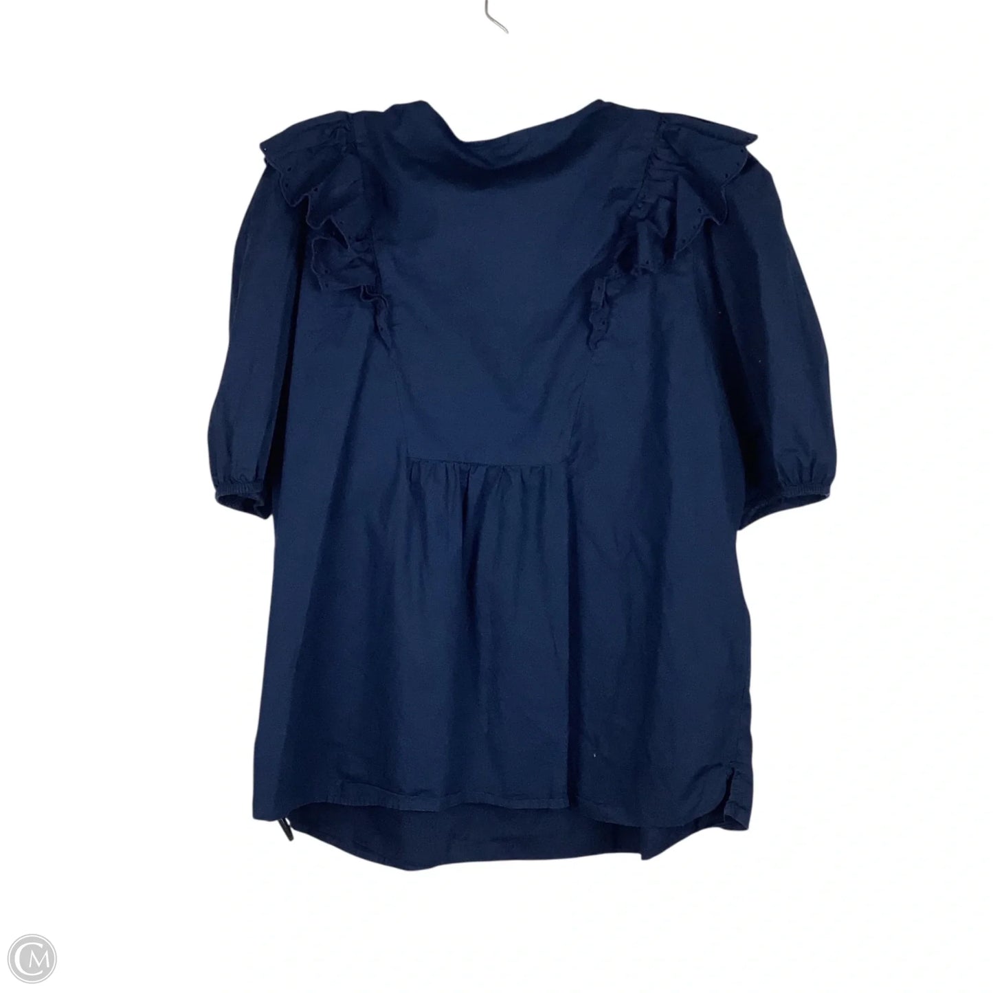 Top Short Sleeve By Crown And Ivy In Navy, Size: L
