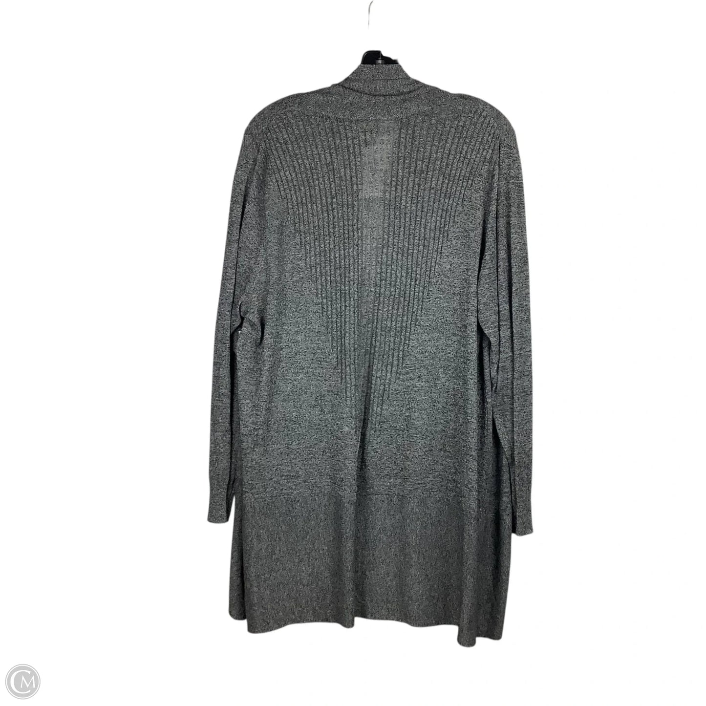 Sweater Cardigan By Worthington In Grey, Size: 0x