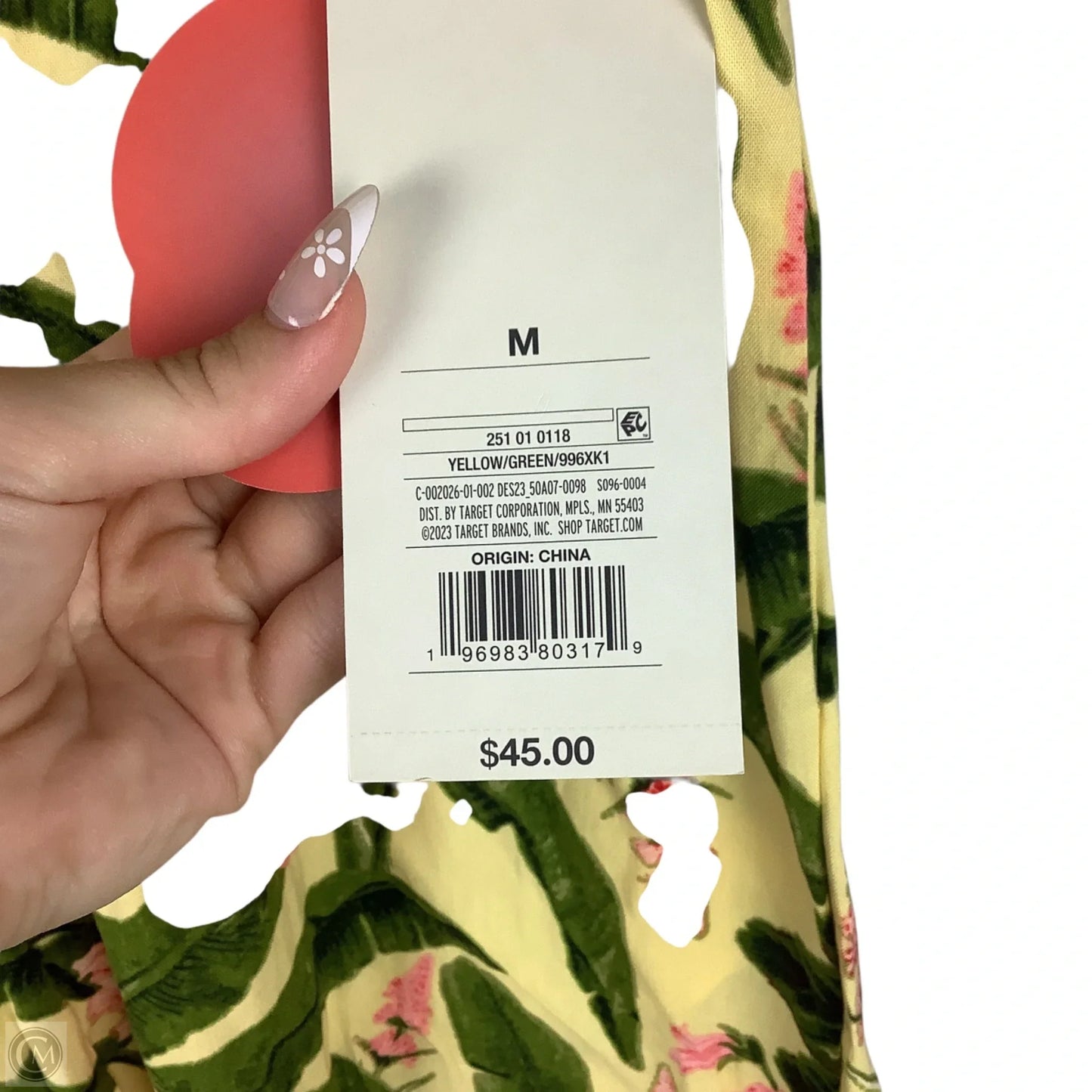 Jumpsuit By Target-designer In Floral Print, Size: M